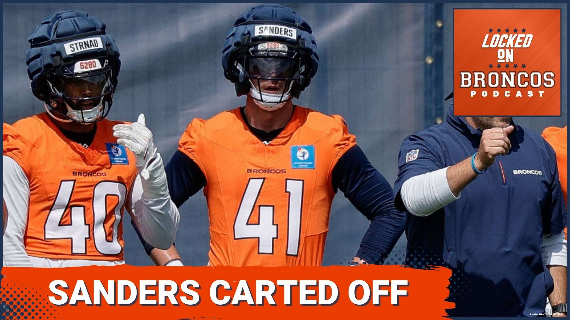 Third-year linebacker Drew Sanders was carted off the field with an injury at Denver Broncos Training Camp. We've got the latest player notes and observations