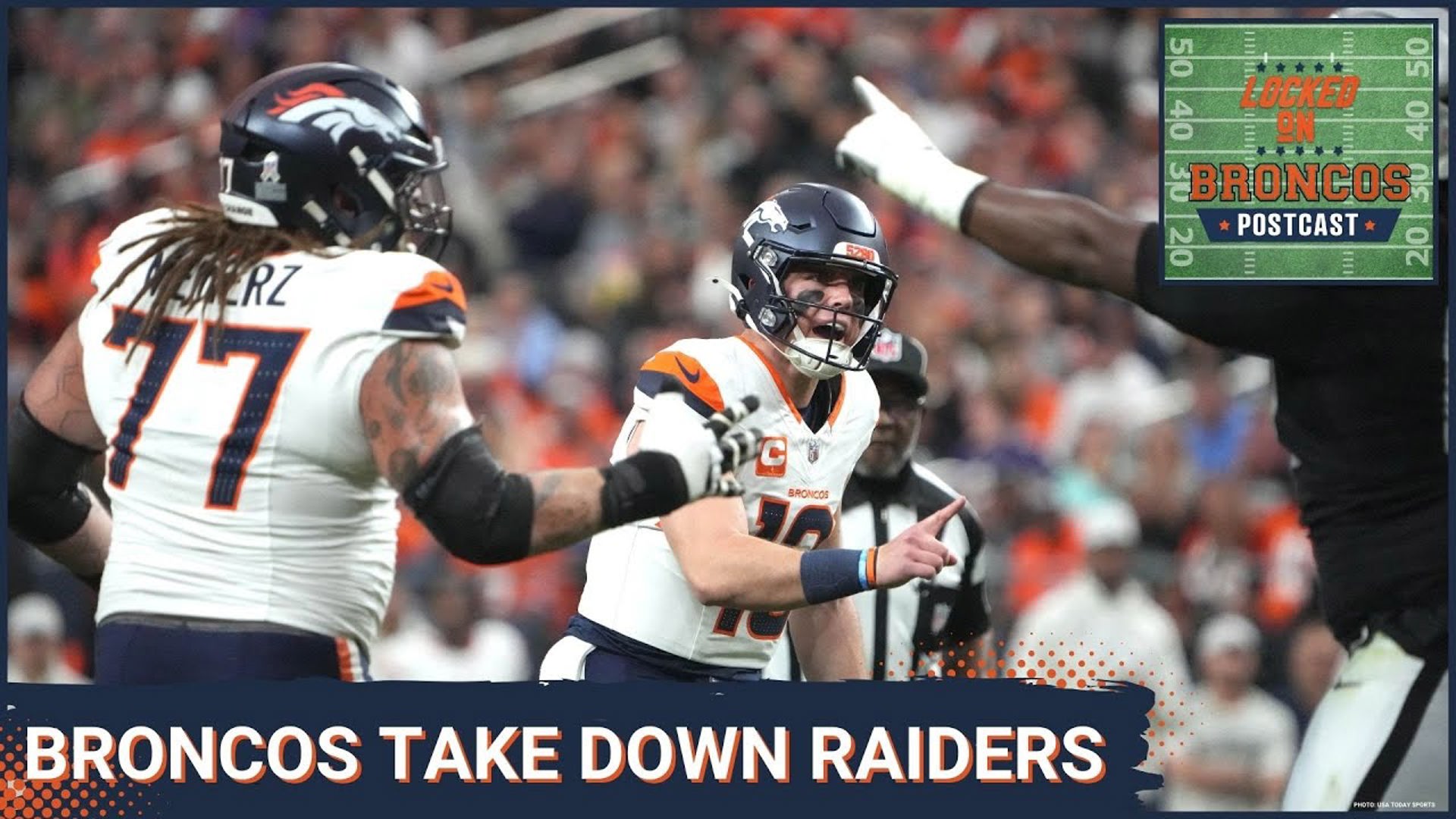 The Denver Broncos rallied in the second half to beat the Las Vegas Raiders Sunday afternoon, 29-19. The Broncos are now 7-5 on the season.