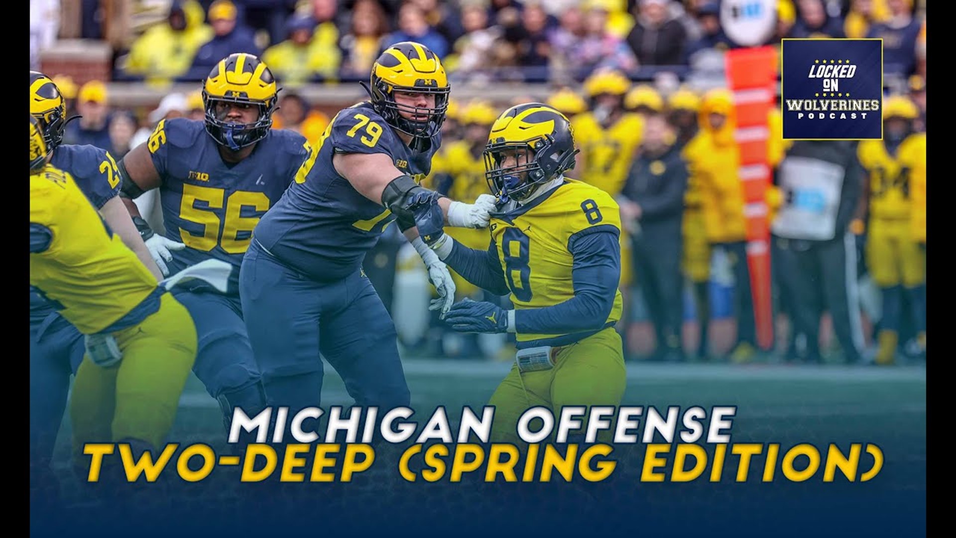 Projecting the Michigan football offense two-deep as spring nears an end