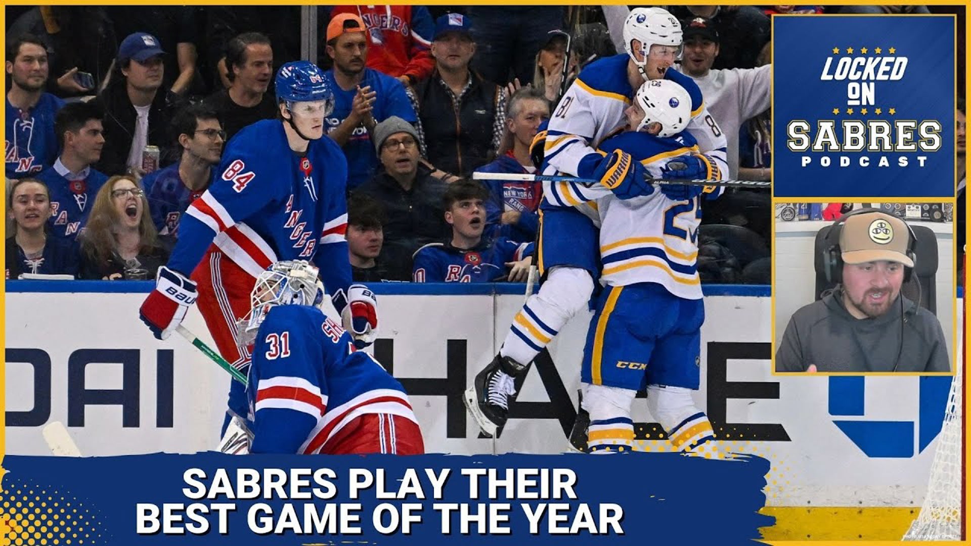 Sabres takeover Madison Square Garden