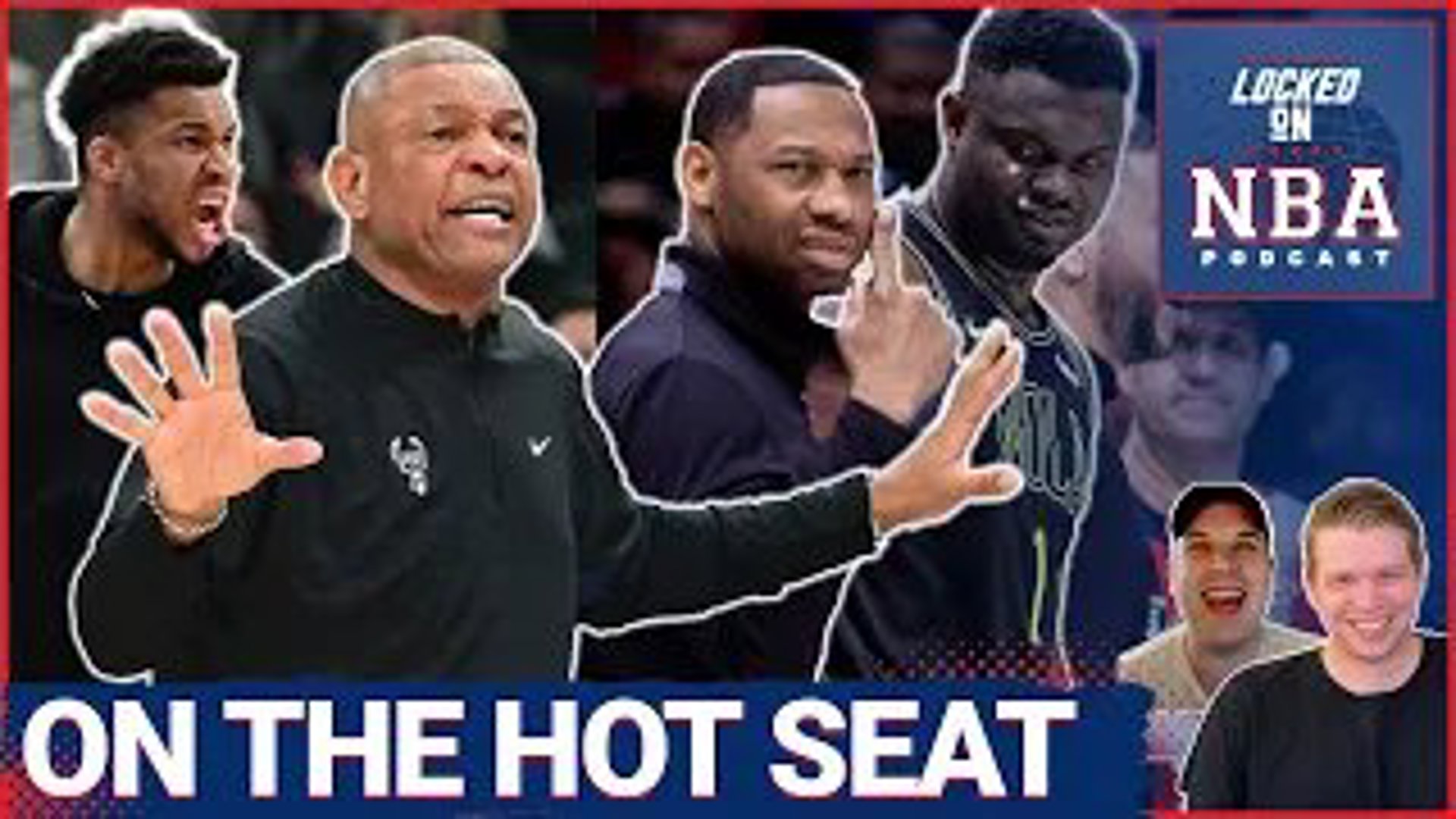 Is Doc Rivers on the hot seat for the Milwaukee Bucks? Can Quin Snyder of the Atlanta Hawks find a way to make it work?