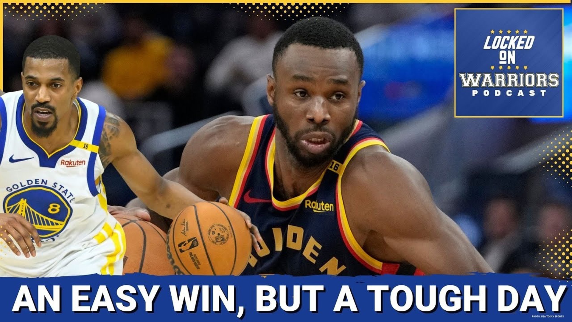 Andrew Wiggins led the Golden State Warriors to a comfortable win over the Atlanta Hawks.