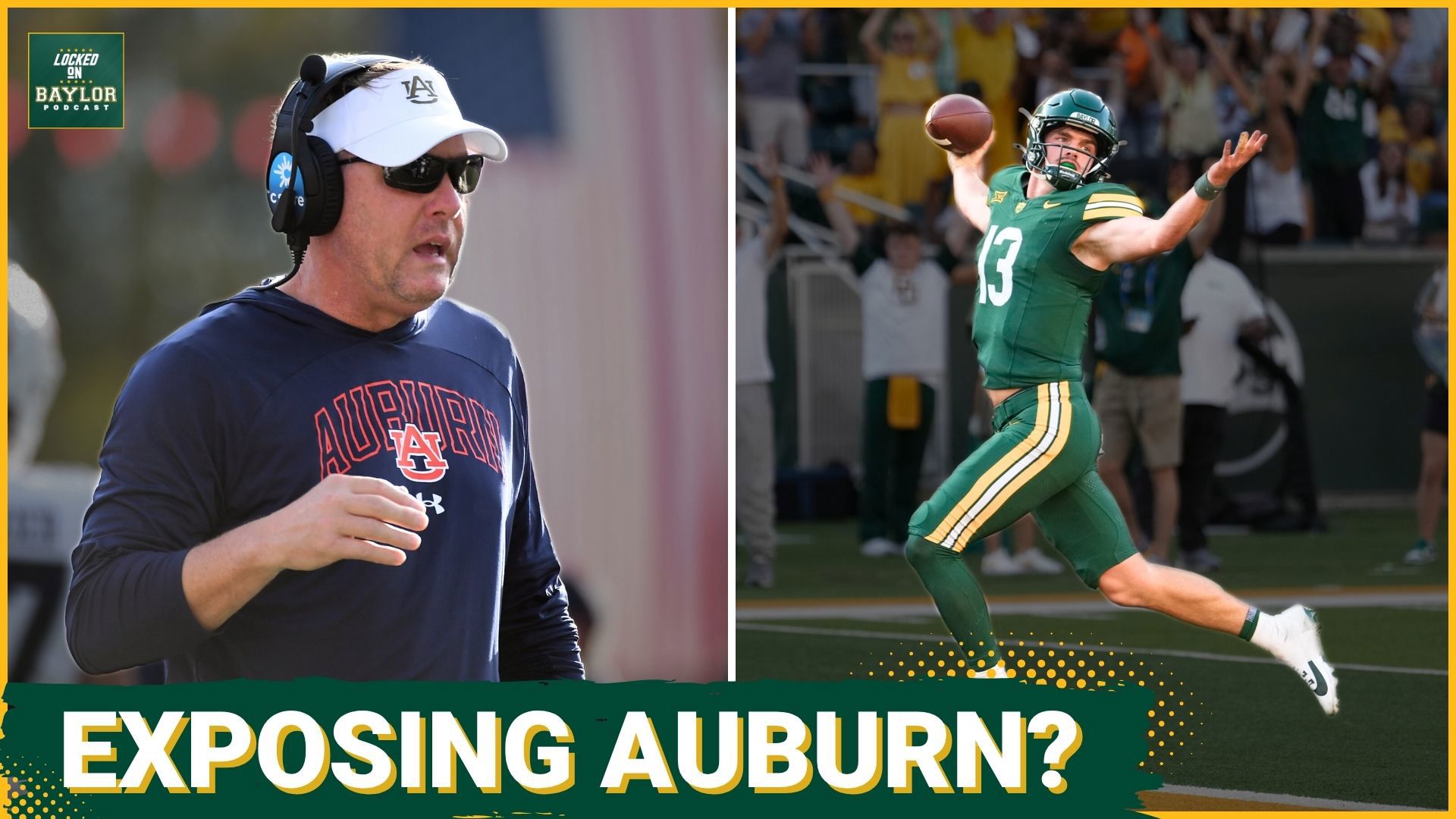 Looking ahead to a titanic week 1 matchup, we explore where Baylor can really expose Auburn through their high-tempo offense and why the Bears could pull the upset!