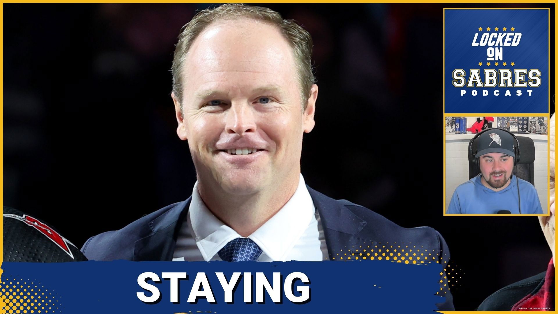 Sabres GM Kevyn Adams is rumored to be staying as GM in 2025-26, despite plenty of calls for his job from fans. Also, the Sabres fall to #9 in the NHL Draft.