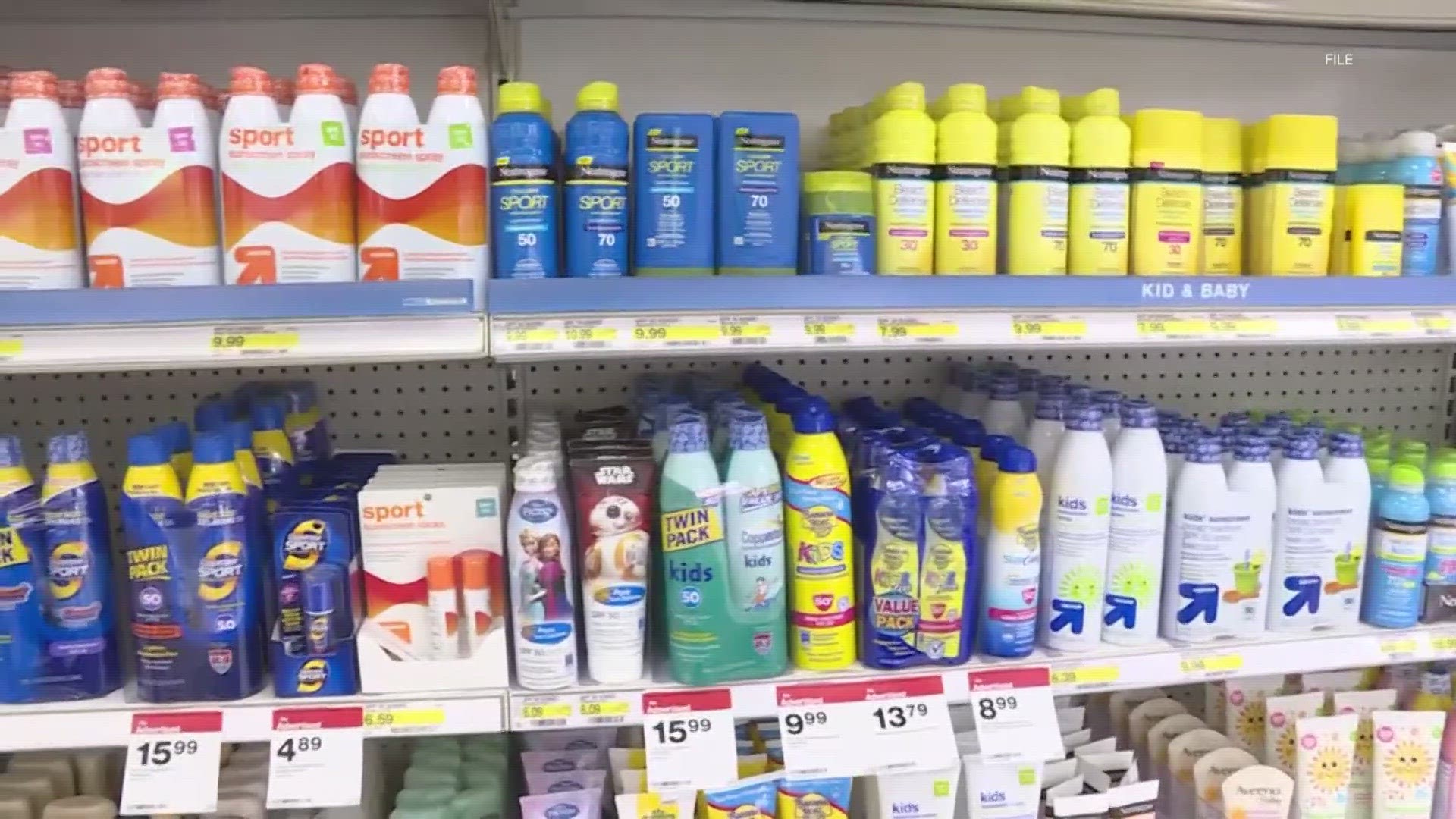 The American Academy of Dermatology recommends sunscreens that are broad-spectrum, water-resistant, and have an SPF of 30 or higher.