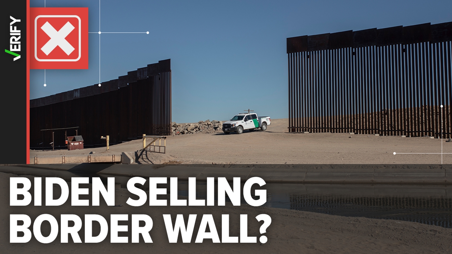 The National Defense Authorization Act for 2024 requires the U.S. Department of Defense to dispose of unused border wall materials — not parts of the wall itself.