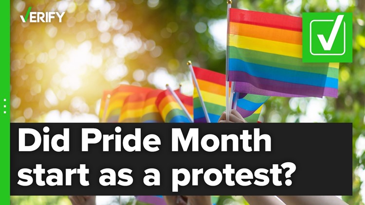 Fact-checking if Pride Month did start as a protest