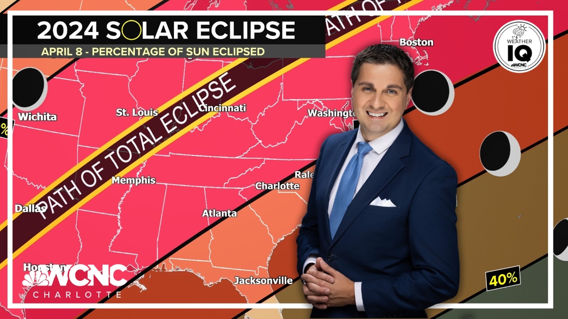 The United States will experience a solar eclipse on April 8, 2024. Here is where and when you will be able to see the eclipse.