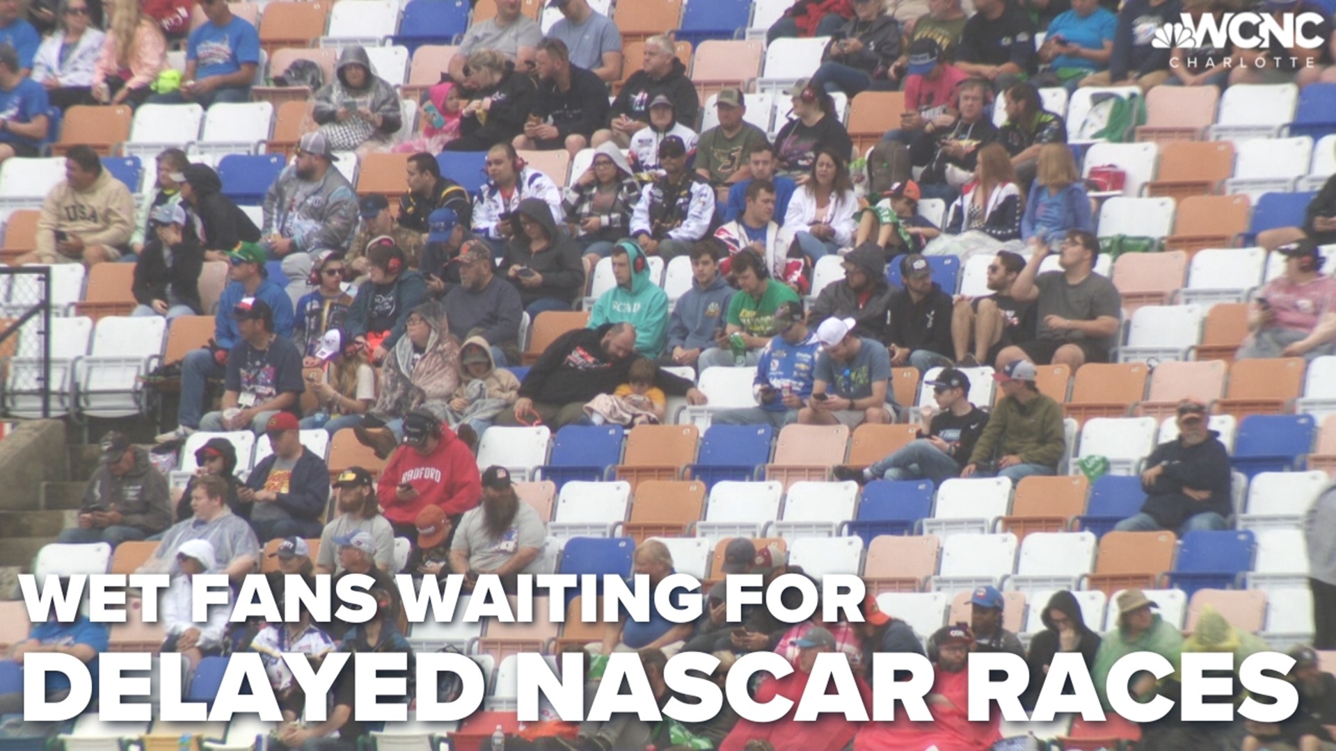 The Coca-Cola 600 was scheduled to run on Sunday starting at 6 p.m. but rainy weather prevented the event from taking place.