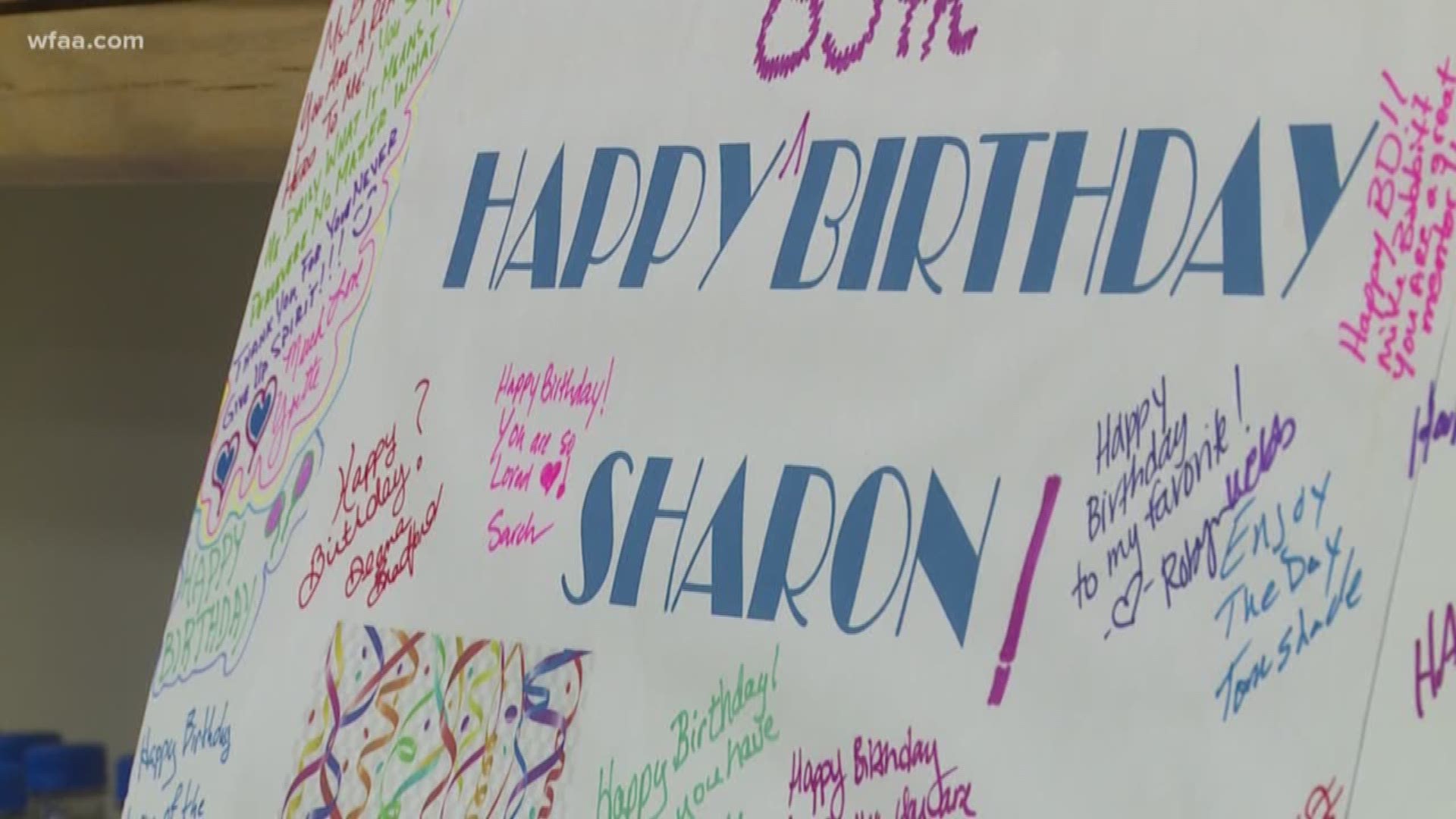 Sharon Bradley has never missed a day of school. The 85-year-old teacher has perfect attendance at Naaman Forest High School in Garland.