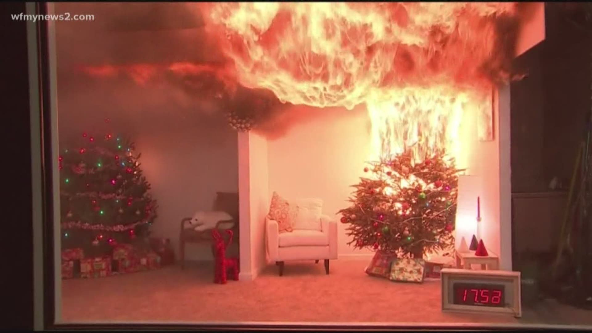 After a candle lit a Winston-Salem home on fire, officials want to remind you on how to stay safe during the holidays.