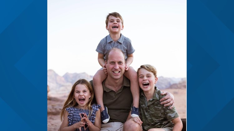 Prince William shares cute family photo to celebrate Father's Day