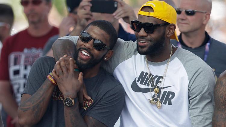 Kyrie Irving is reportedly recruiting LeBron James to the Dallas Mavericks