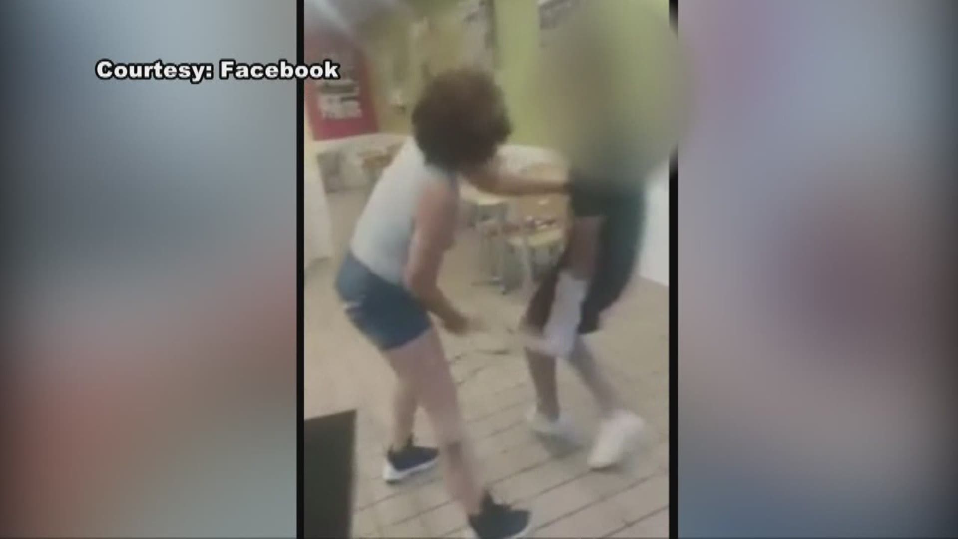 Akron mom whips son inside Krispy Kreme