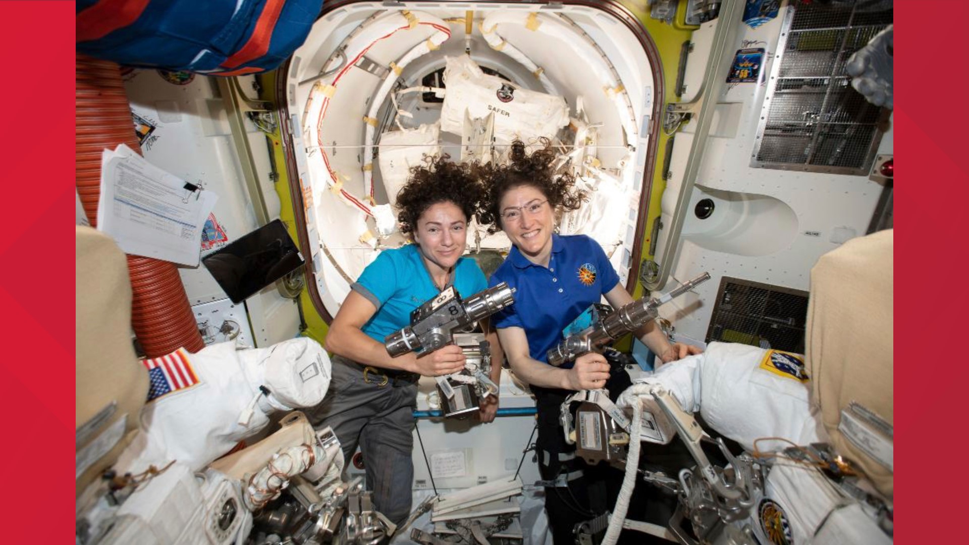 On Friday, astronauts Christina Koch and Jessica Meir ventured outside the International Space Station for spacewalk 421, the first spacewalk ever without a male.