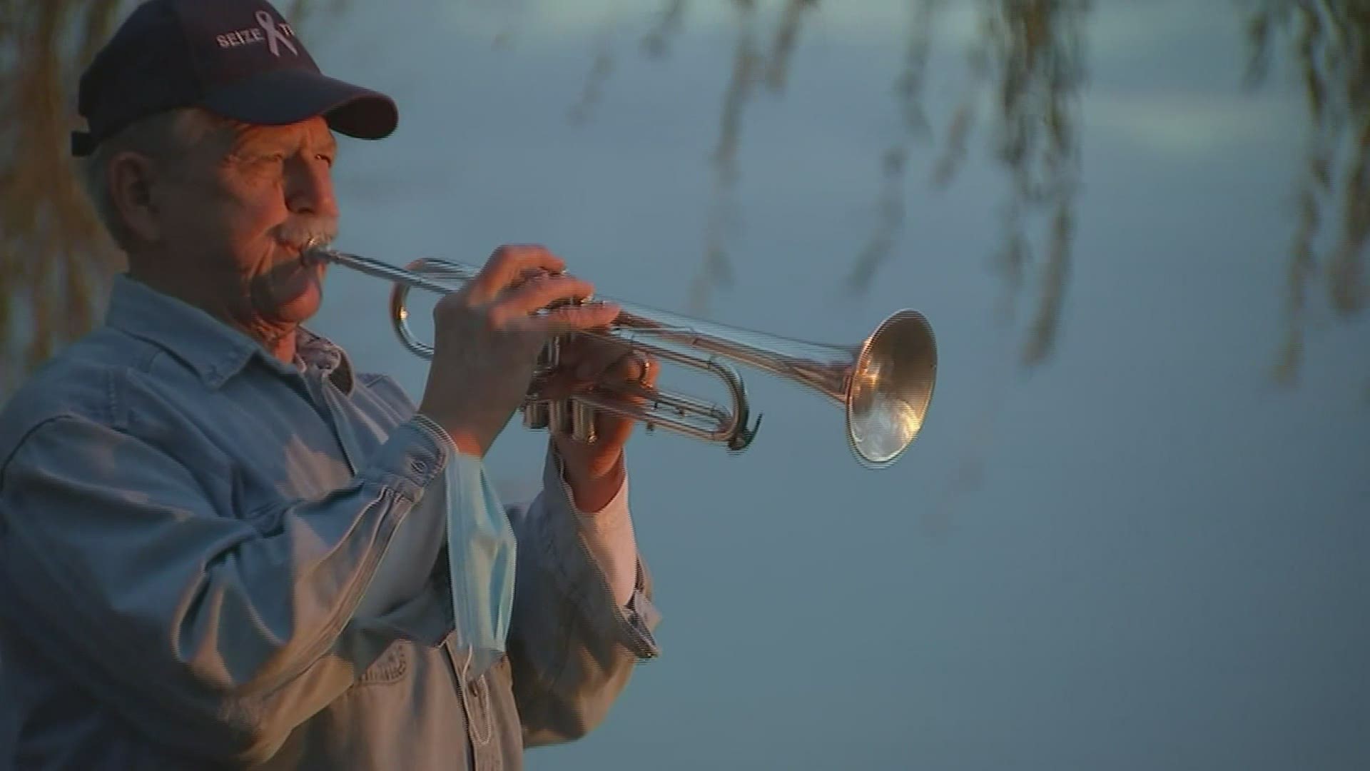 A Crystal Lake, Illinois man has played taps every night since Memorial Day to honor veterans.