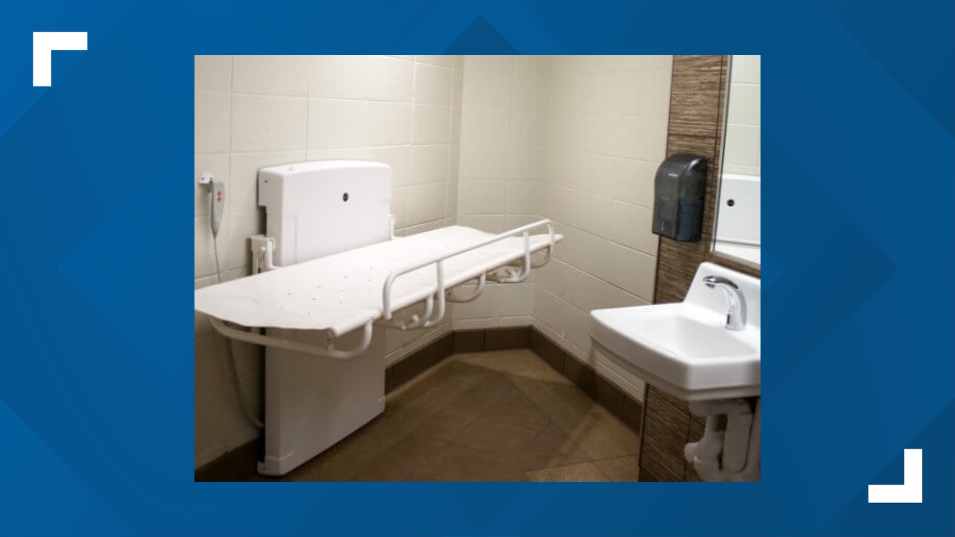 Bill calls for adultsized changing tables in airports, theaters and