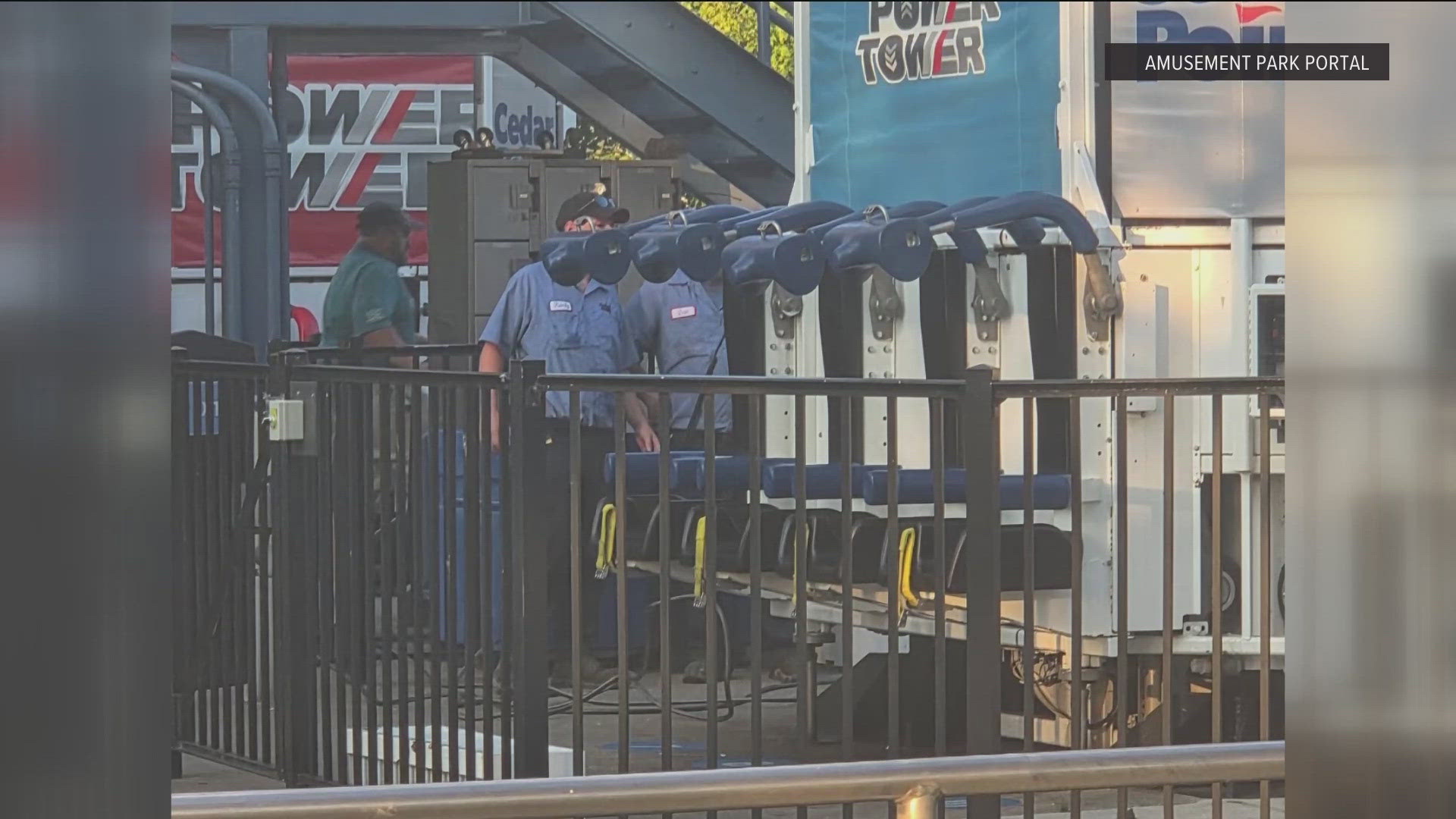 Cedar Point has temporarily shut down the ride after a cable detached. No injuries were reported.