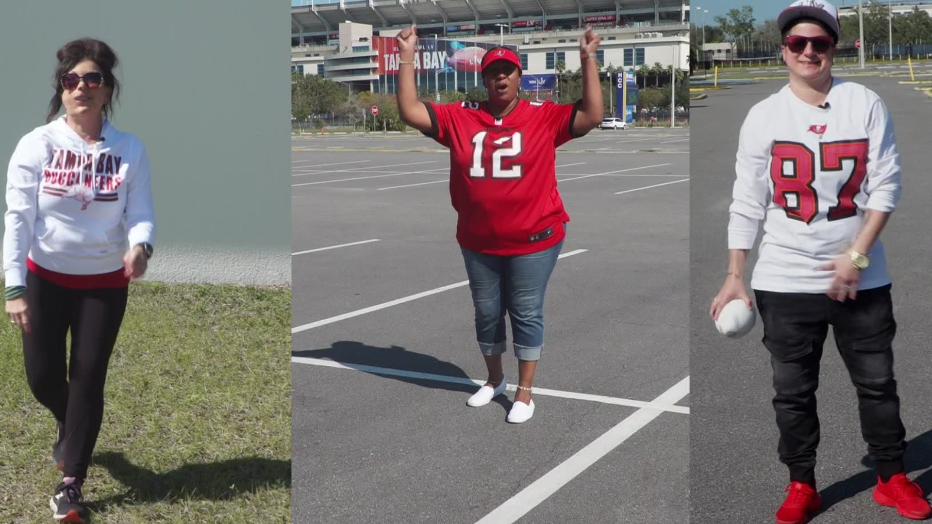 7,500 healthcare workers attended the big game at Raymond James Stadium. We caught up with three workers who showed us what it was like on the inside.