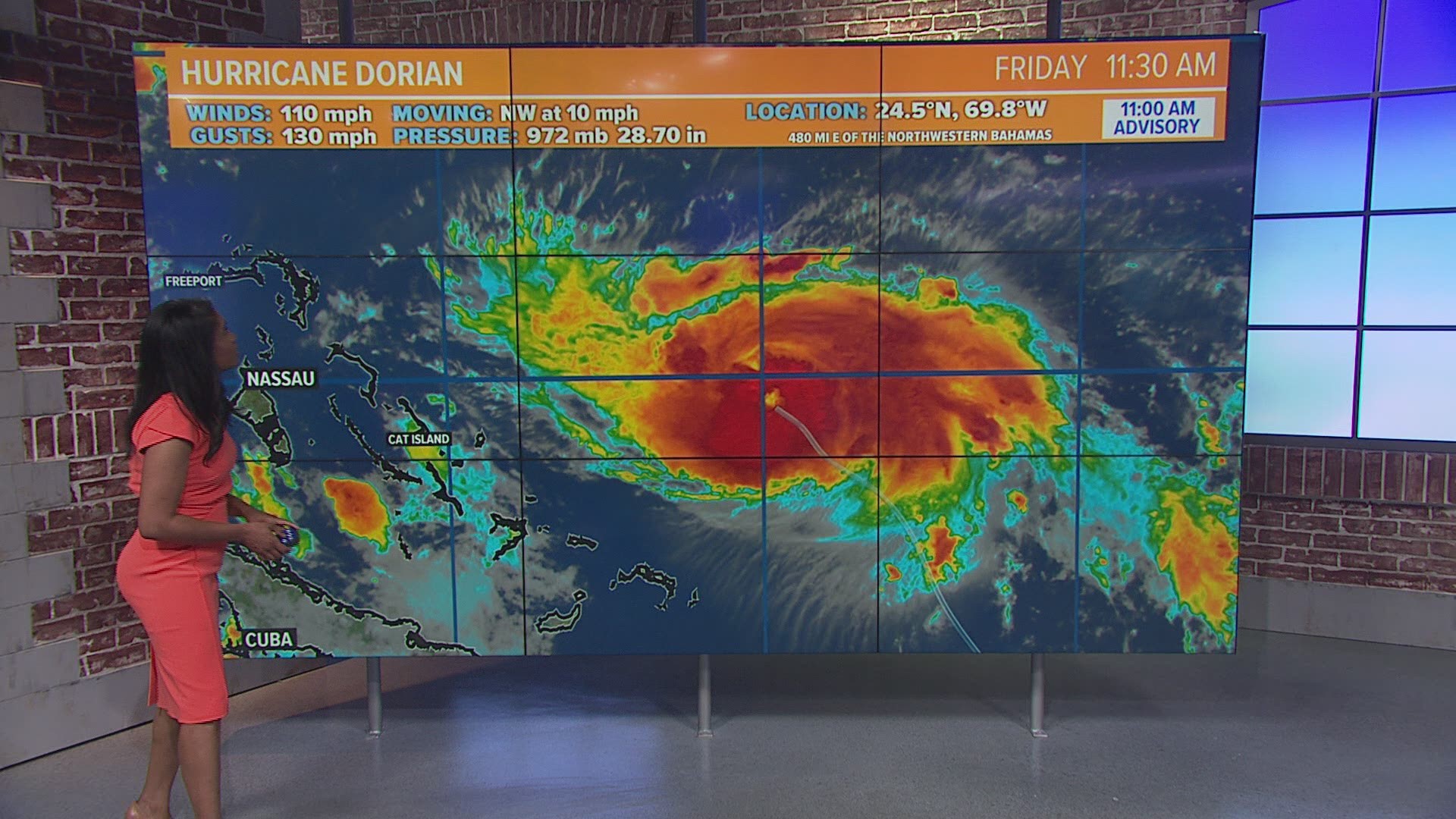 Dorian is expected to be a dangerous hurricane on its final approach to the U.S. mainland and could become Category 4 hurricane by Monday.