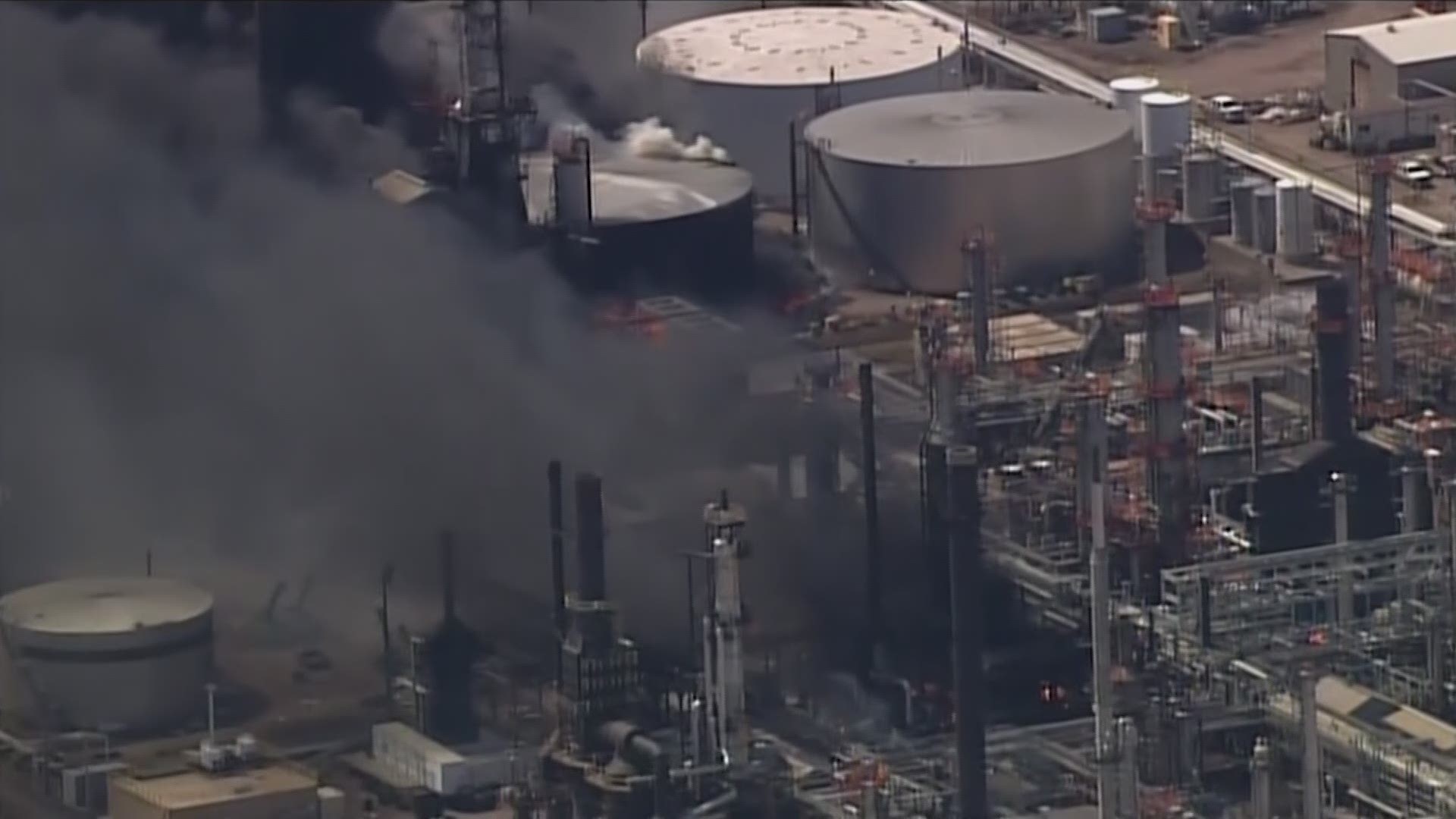 Fire extinguished at Superior oil refinery after at least 20 were