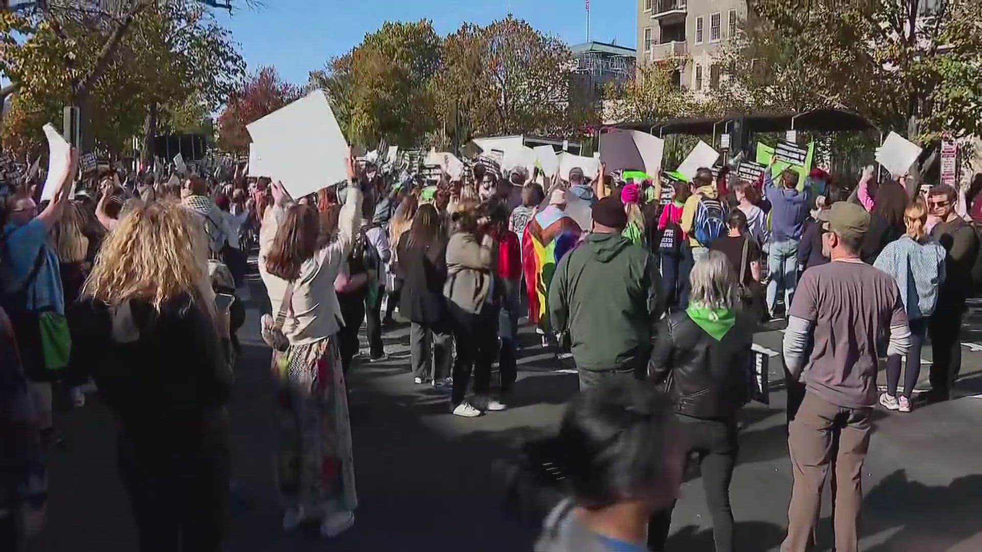 Organizers estimate 50,000 people will attend the march. 