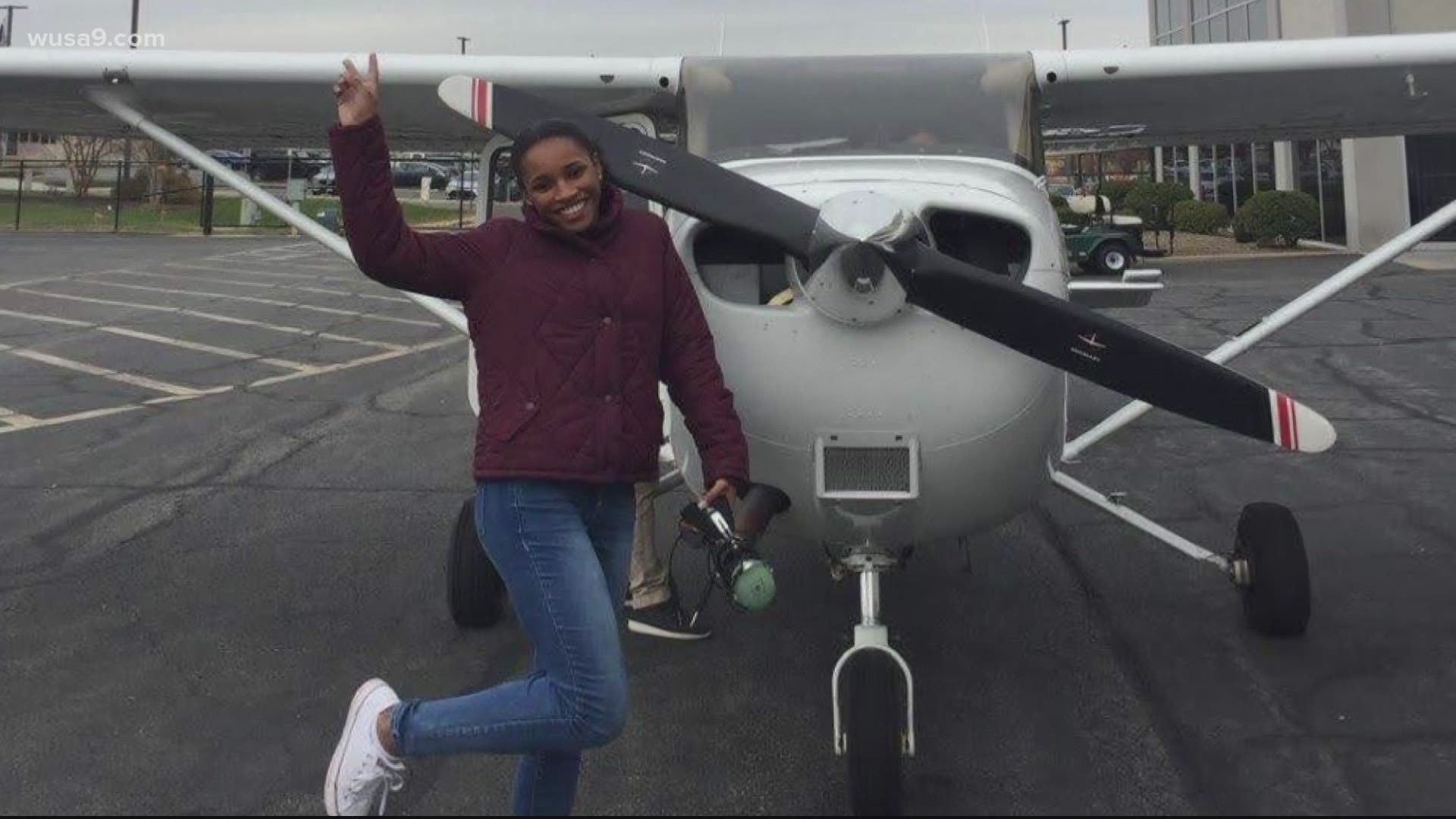 Arlington senior Nilah Williamson has a slightly different goal than other teens -- get her pilot's license before she graduates.