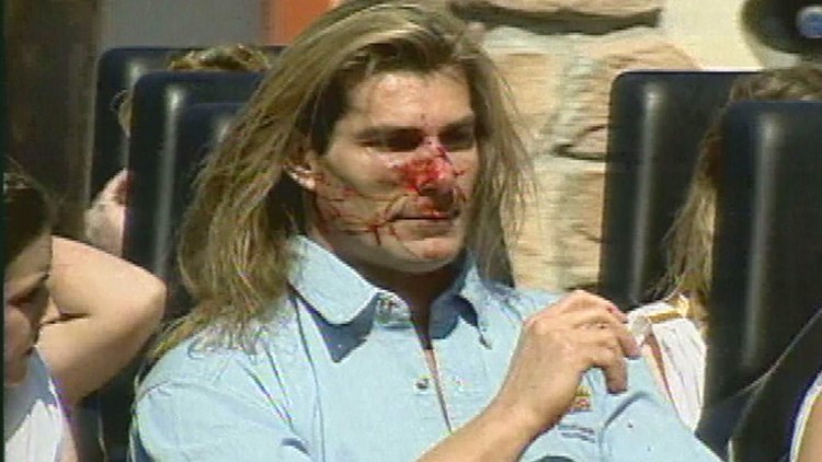 24 years ago, Fabio got goosed at Apollo's Chariot opening at Busch Gardens Williamsburg