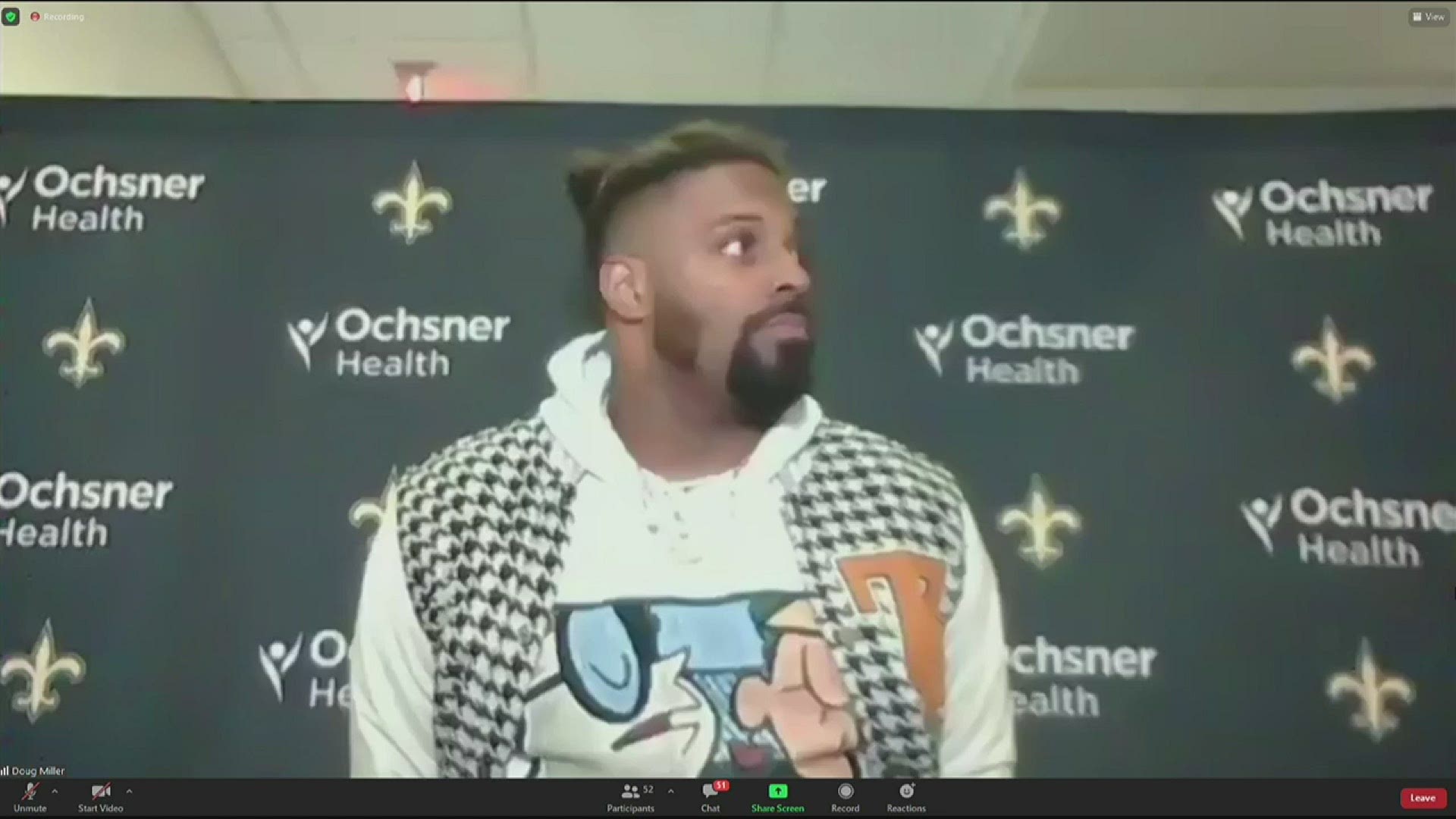 Cam Jordan's only regret is that he couldn't pour the slime himself.
