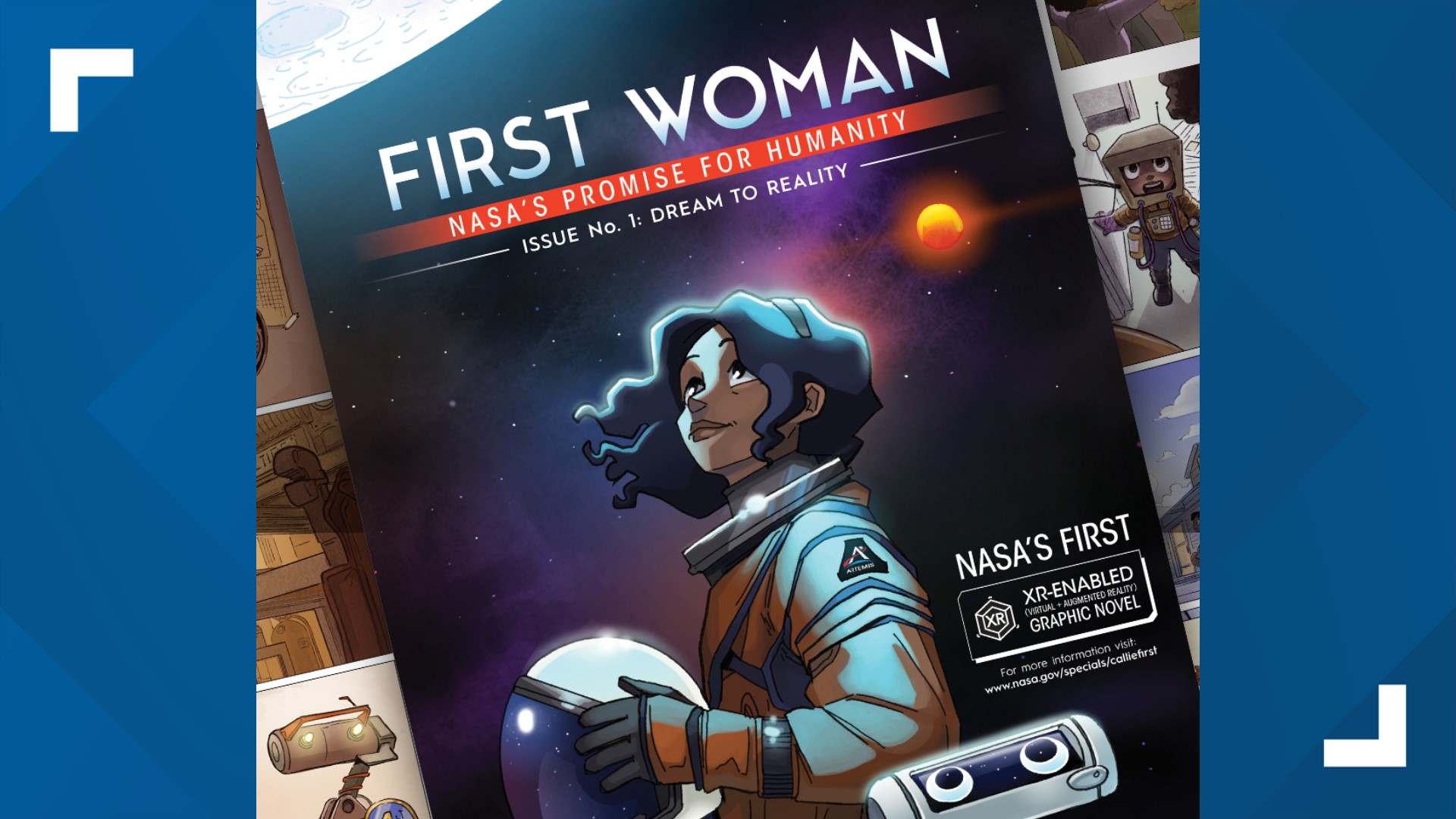 NASA First Woman comic released depicts first woman to the moon ...