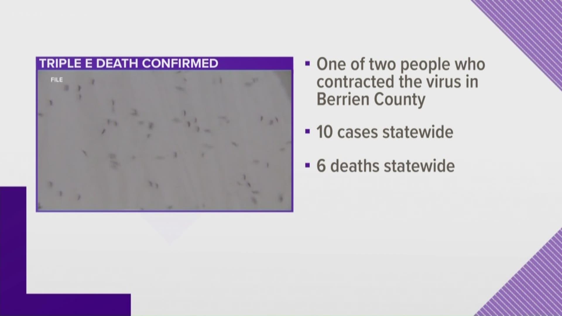 This year's outbreak has hit Michigan particularly hard with 10 human cases and 46 animal cases.