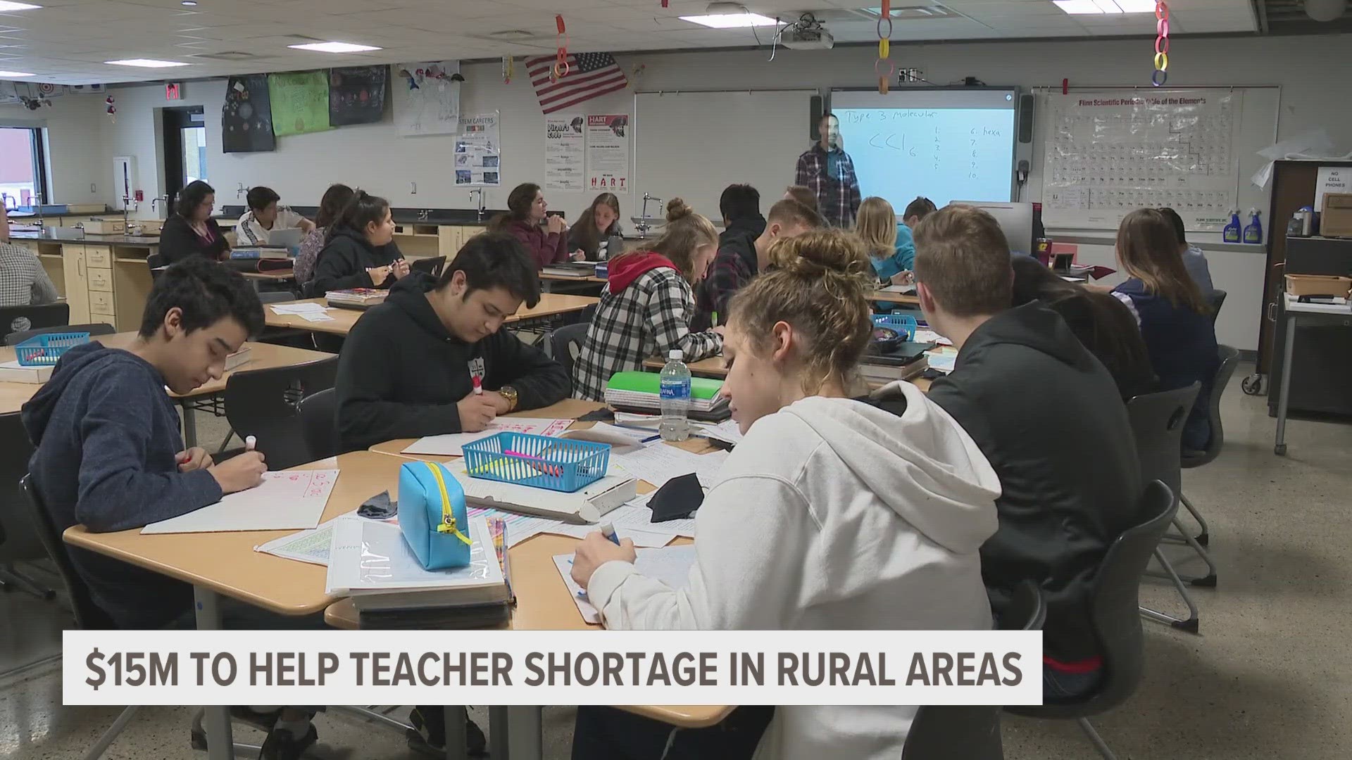 Central Michigan University is using the grant from the Michigan Department of Education to get teachers into rural districts.