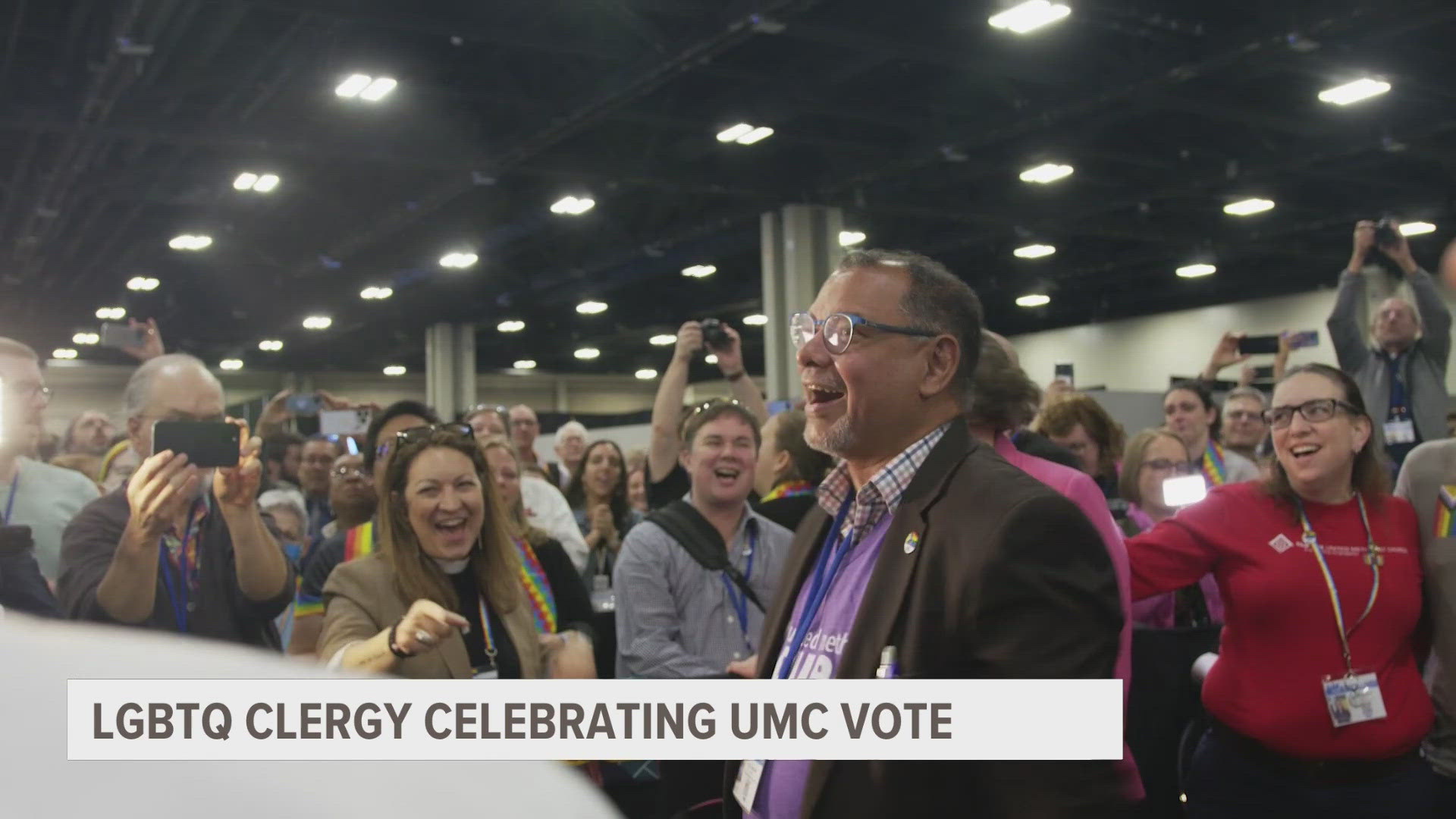 LGBTQ Clergy celebrating vote by United Methodist Church