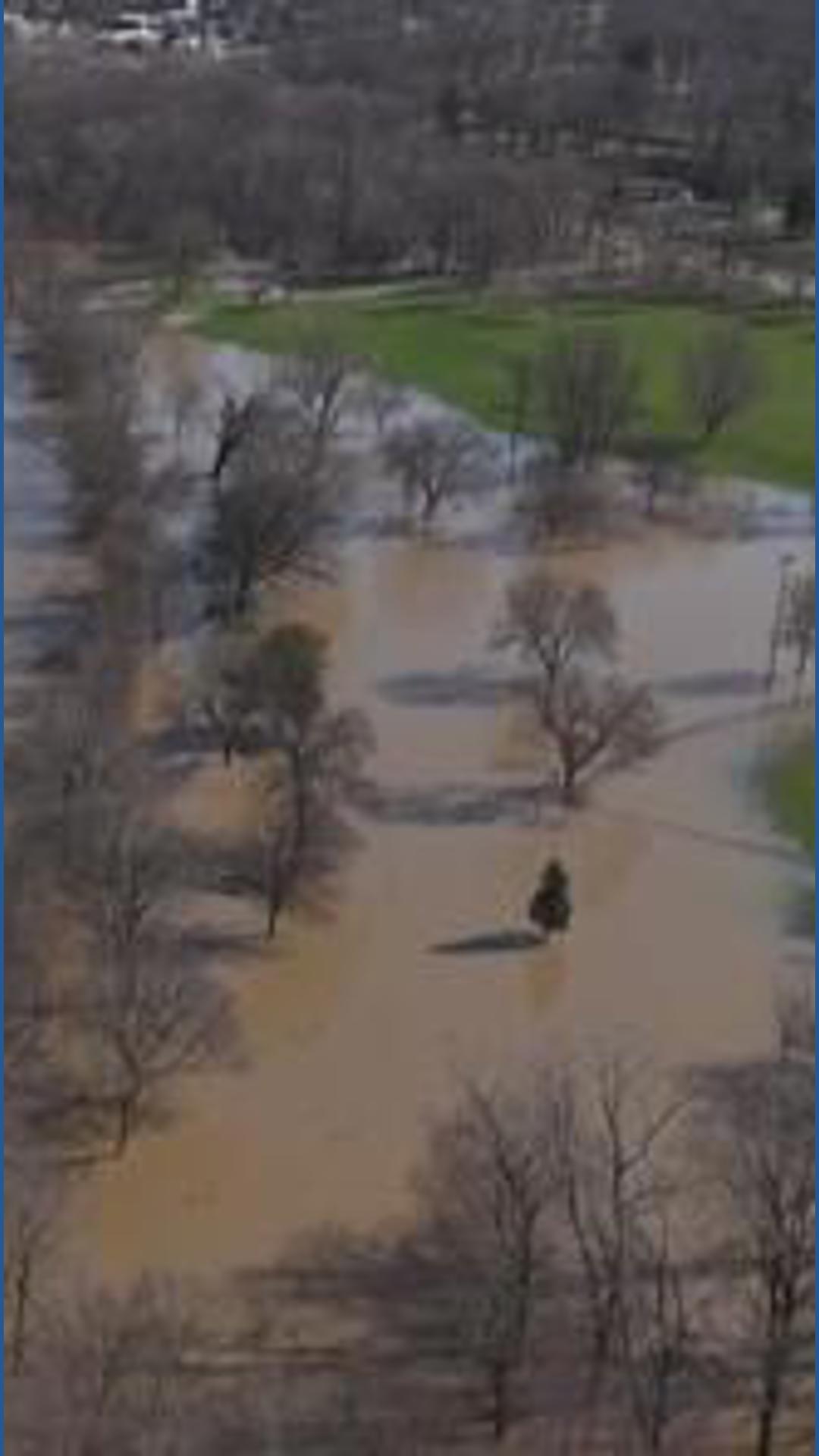 Kent County Emergency Management monitoring elevated levels of Grand ...