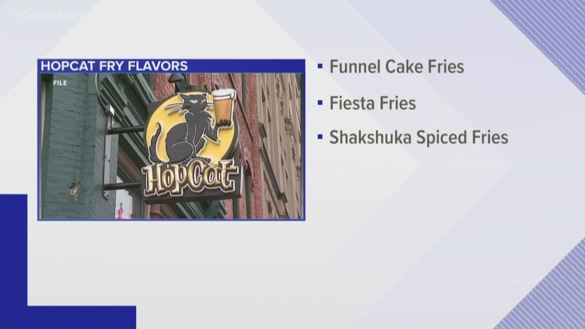 The most popular fry flavor will become a permanent feature on the menu and join HopCat's signature Cosmik fries.