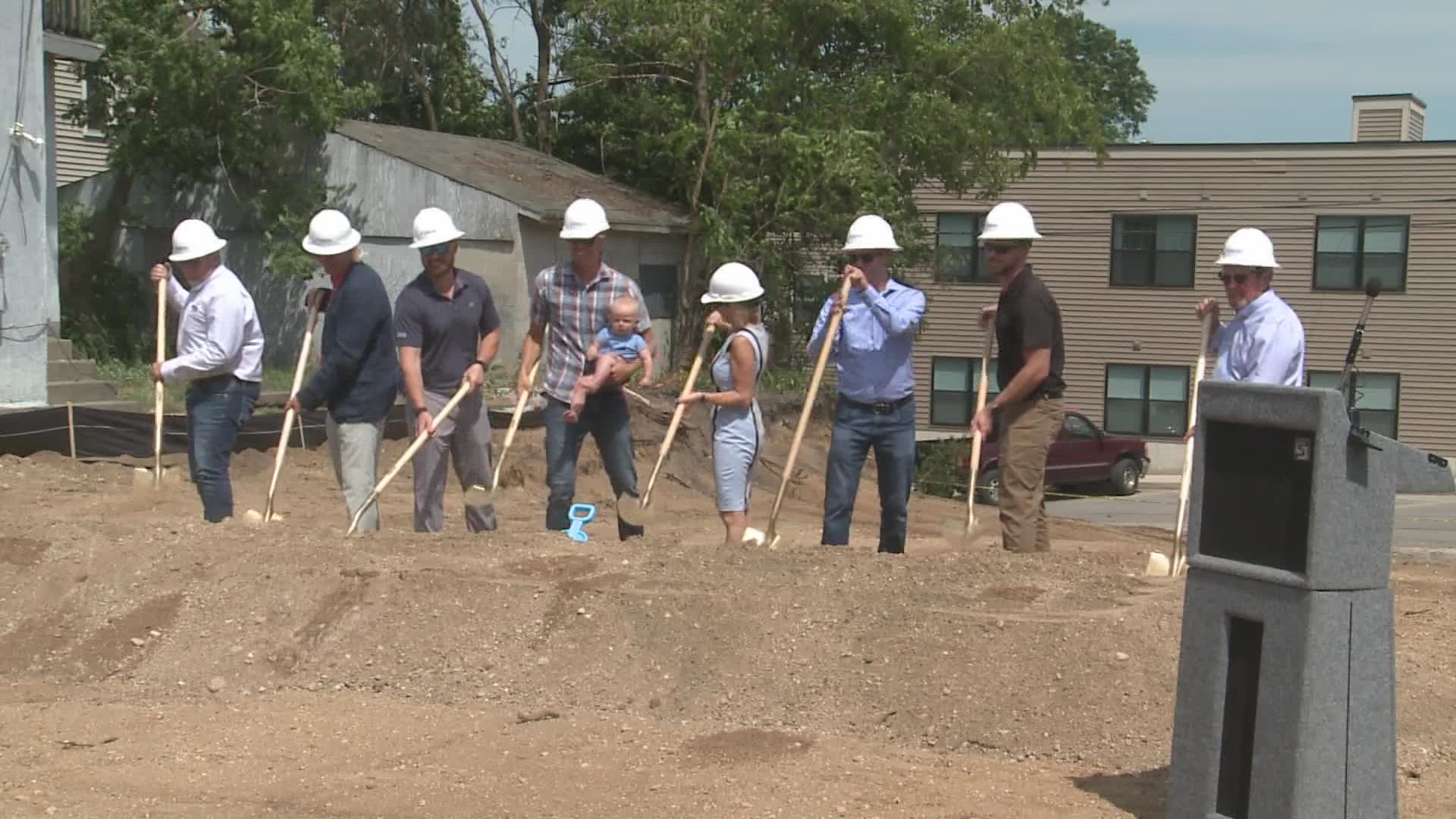 The building will be restricted to individuals and families earning 30 to 80% or less of Kent County's median income.