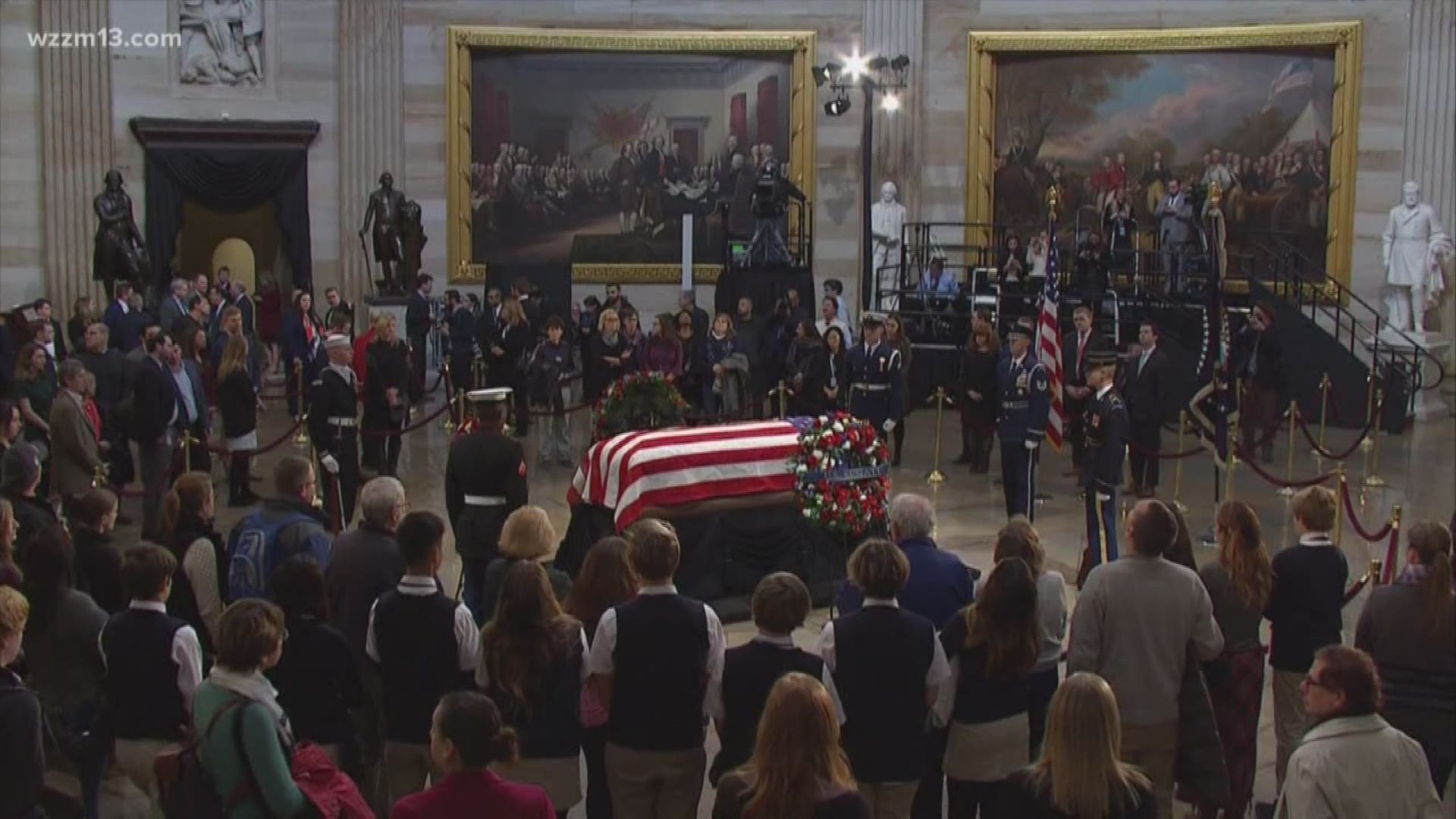 Funeral planner for Ford reminisces during Bush's ceremonies