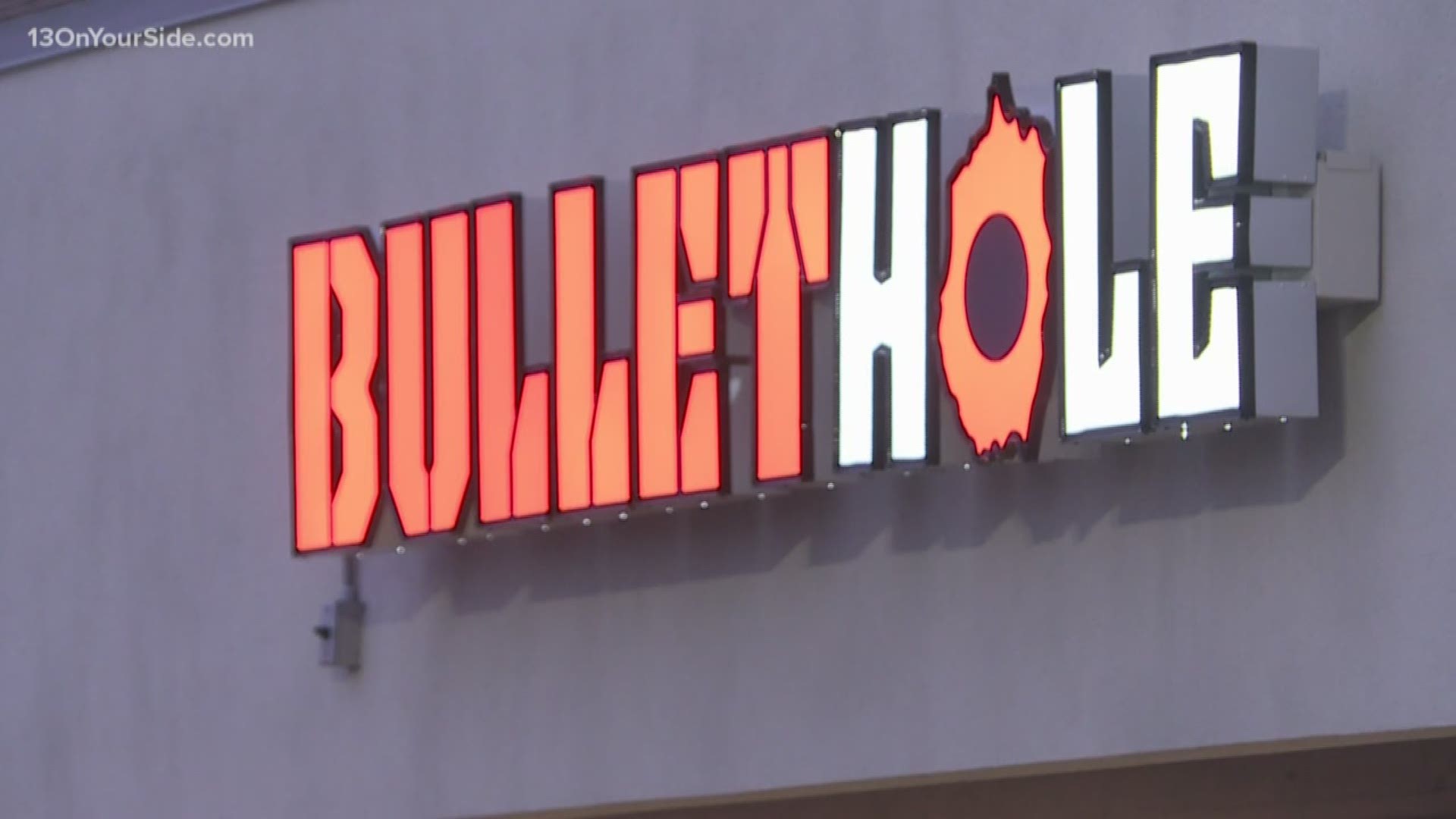 Authorities in Holland are investigating an attempted break-in at a gun store Monday morning.