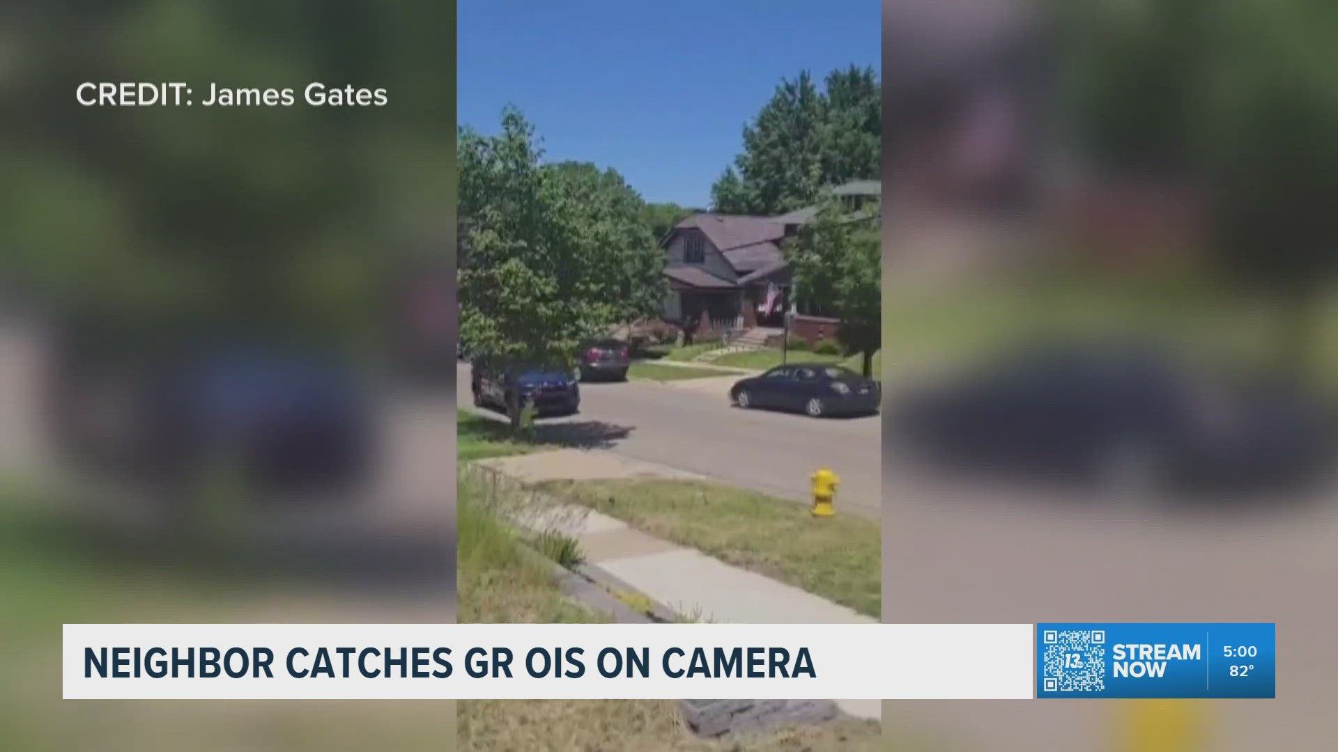 ‘Loud pops, like distinct gunshots’ | Neighbor captures Grand Rapids ...