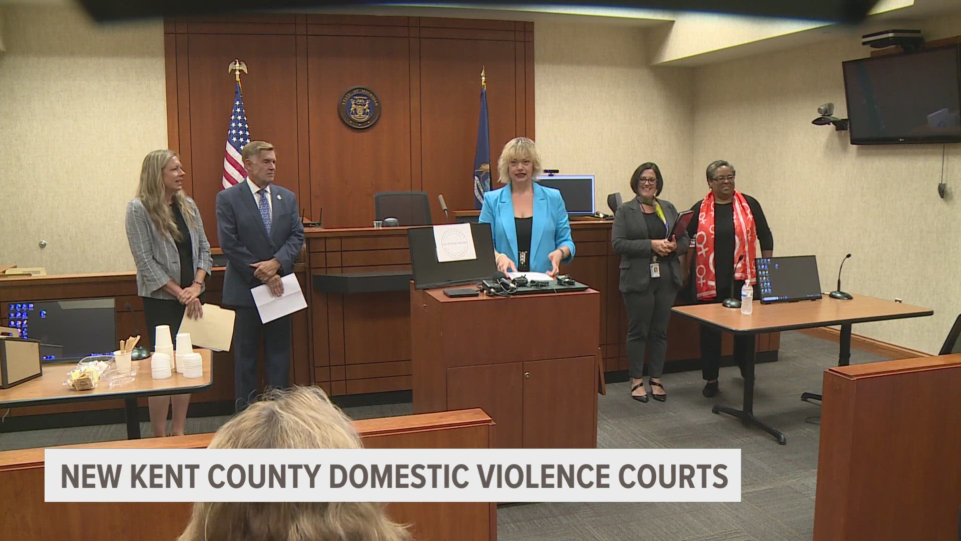 There are two new courts in Kent County dedicated to domestic violence. The goal is to offer support to victims while holding offenders responsible.