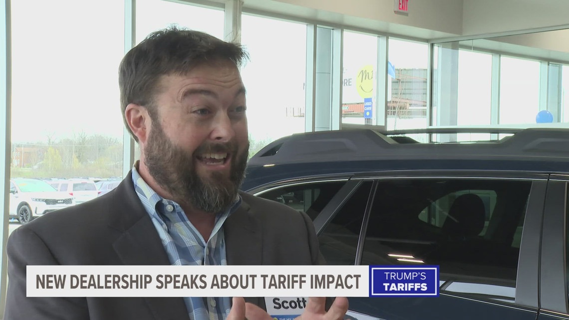 New West MI Subaru dealership talks tariff impacts on opening day | wzzm13.com