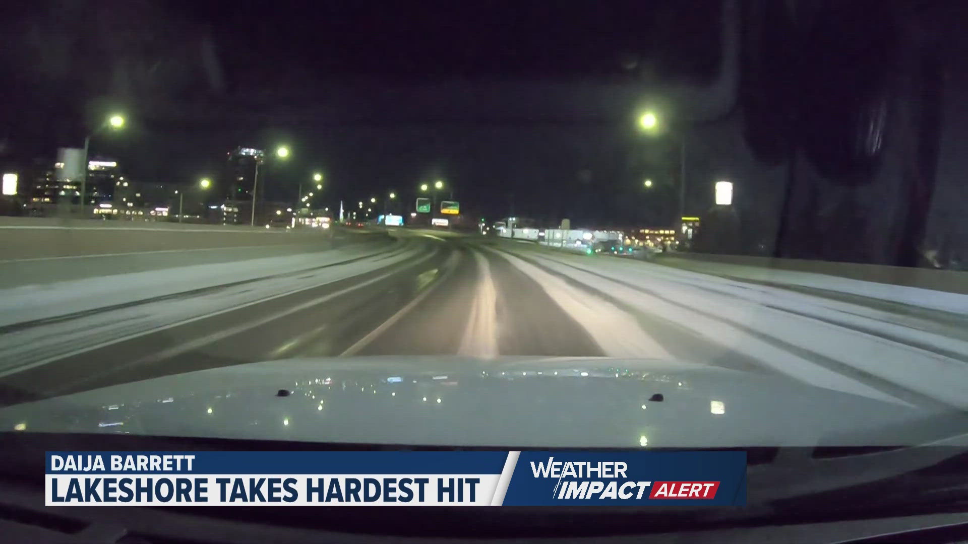 Crews with the Kent County Road Commission are working to keep roads clear amid the snowfall.