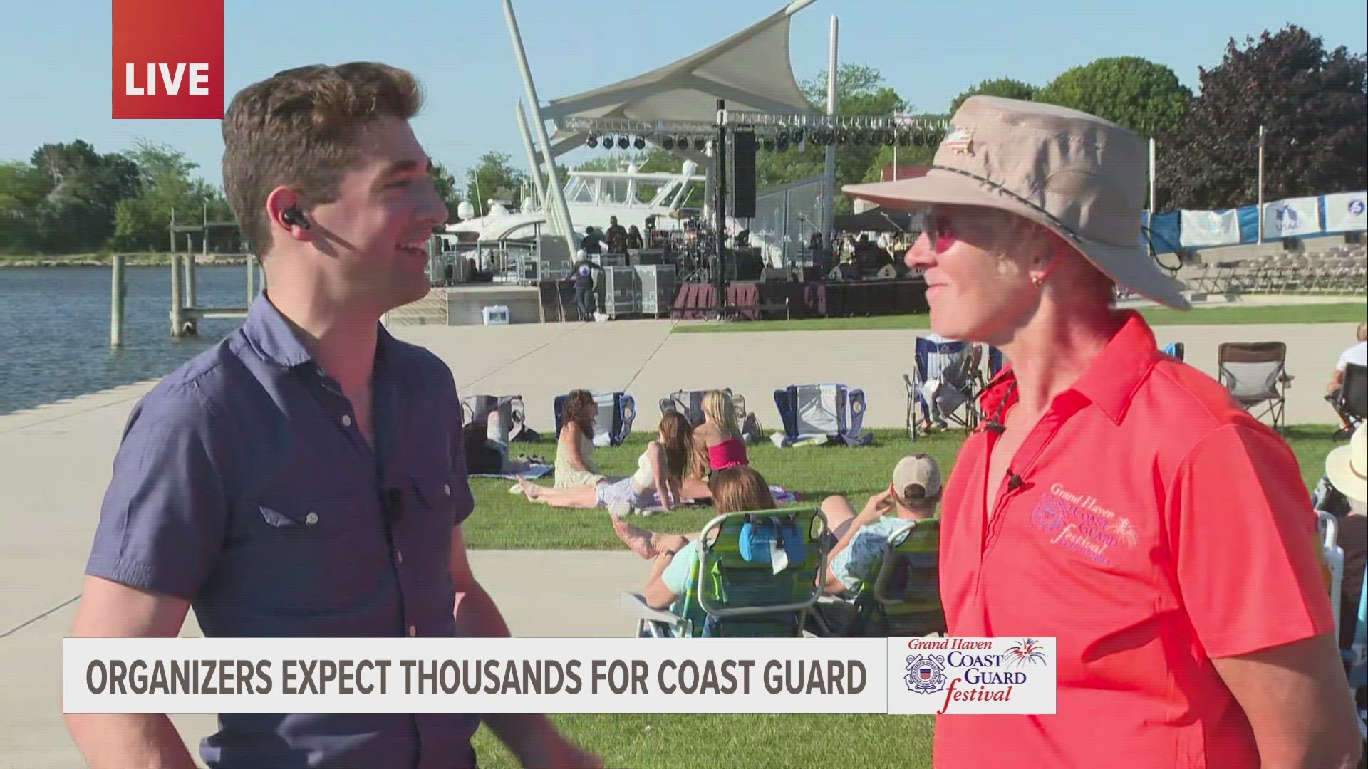 As Coast Guard Fest continues throughout the week, organizers expect hundreds of thousands of people to move through Grand Haven.