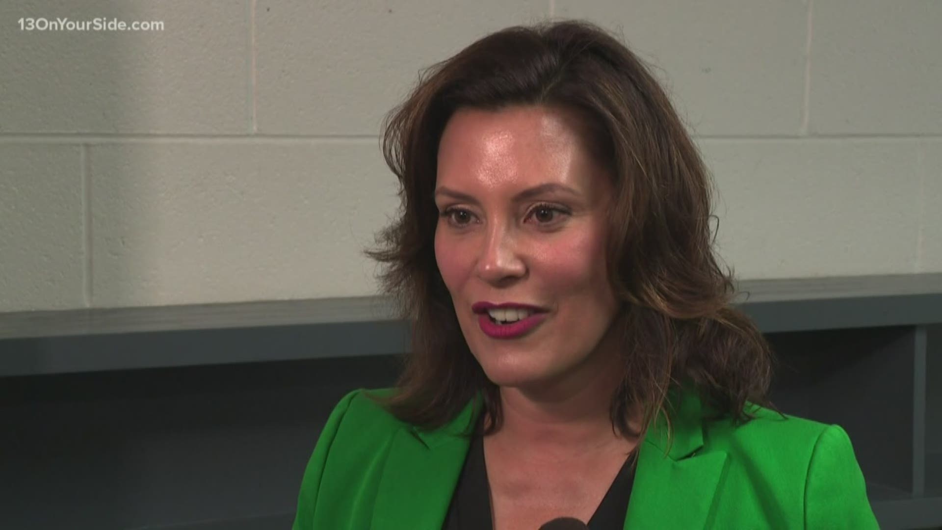 Gov. Whitmer visits second graders in Kentwood