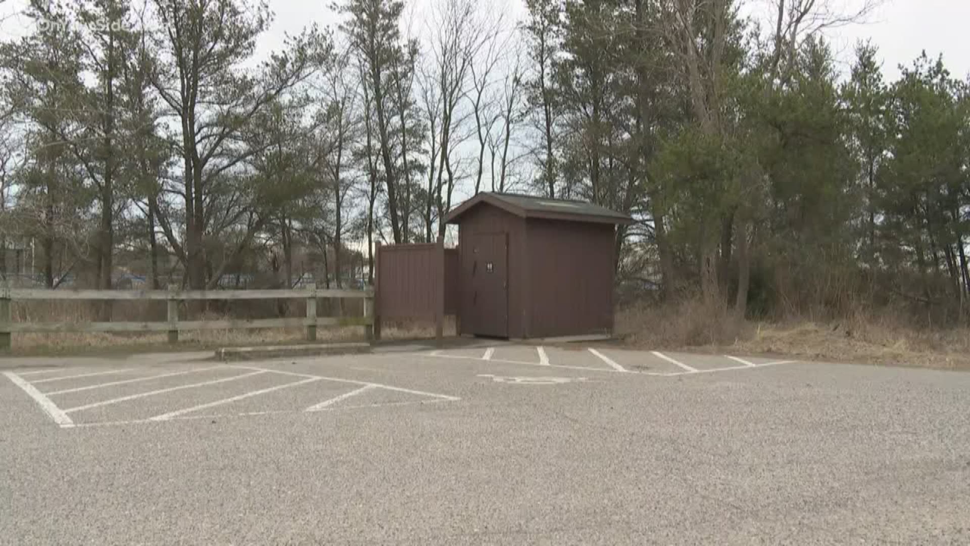 All six vault toilets at Muskegon and Duck Lake State Parks in Muskegon County were hit in the last two weeks.