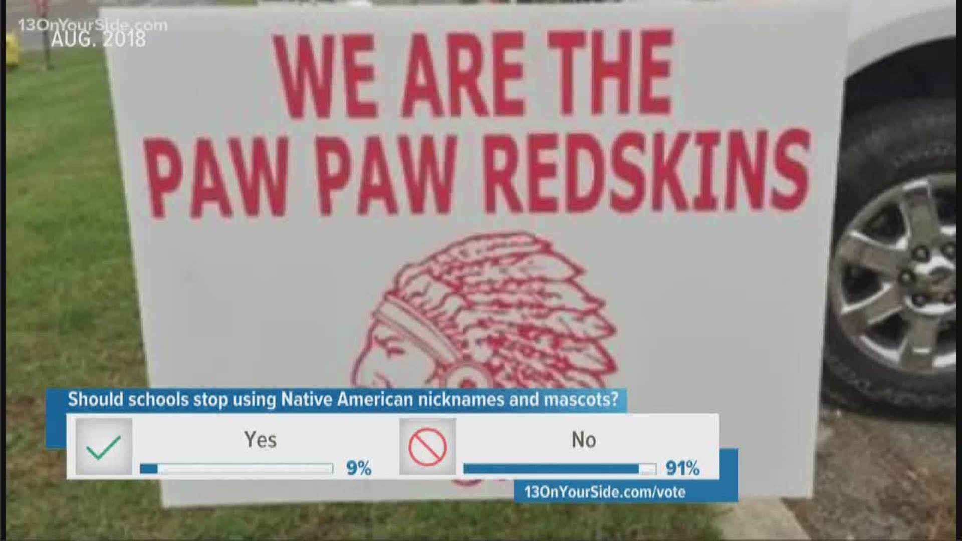 The leader of a school district in southwestern Michigan will recommend that the Redskins nickname be dropped.
