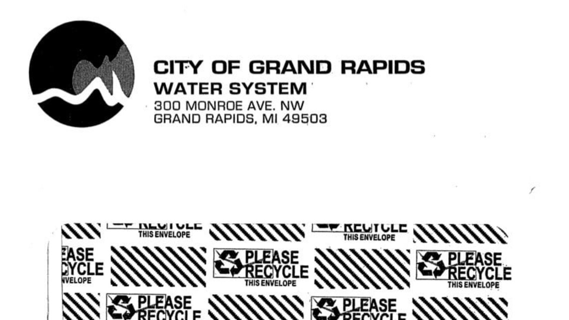 Grand Rapids winter property tax bills mailed out in water bill