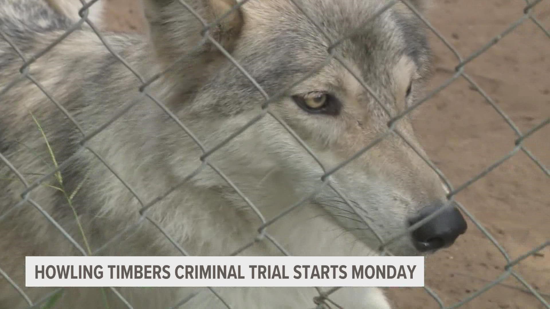 The criminal trial for Brenda Pearson, the owner of a Muskegon's Howling Timbers Animal Sanctuary is set to begin Monday morning.