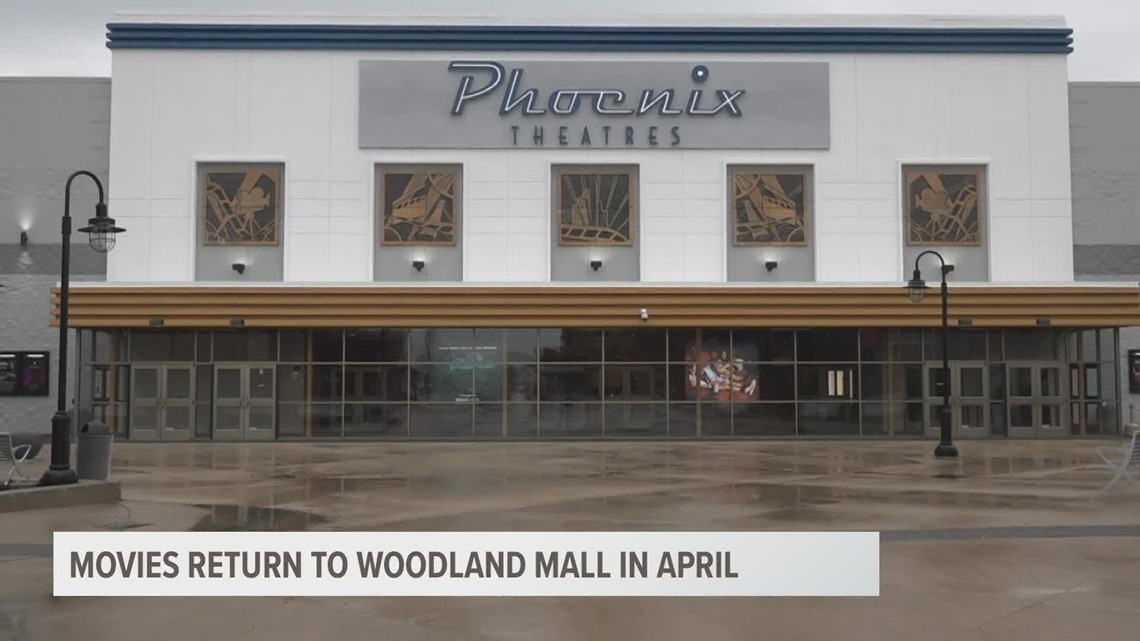 Phoenix Theatres bringing movies back to Woodland Mall in April