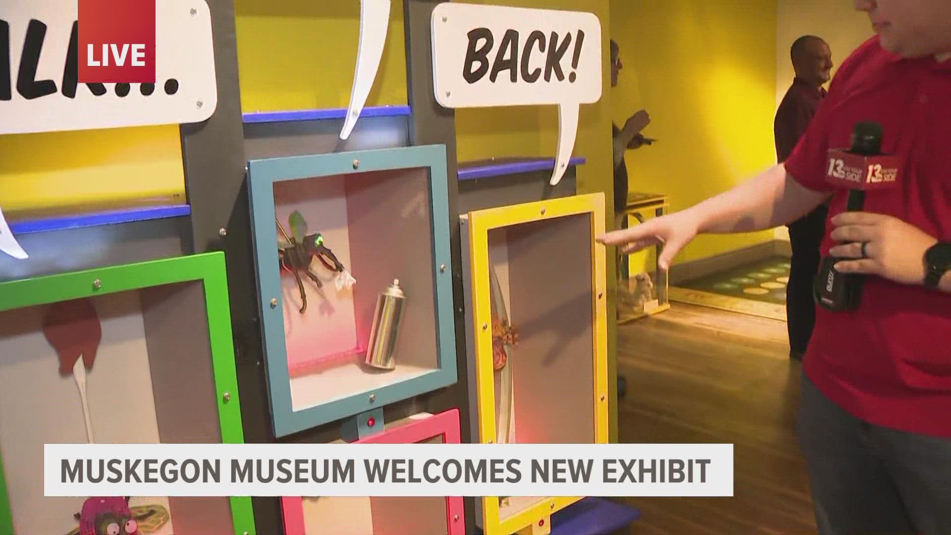 A new exhibit just opened at the Muskegon Museum of History and Science, and it has to do with everything that wants to make you a snack! Michael Behrens explains!